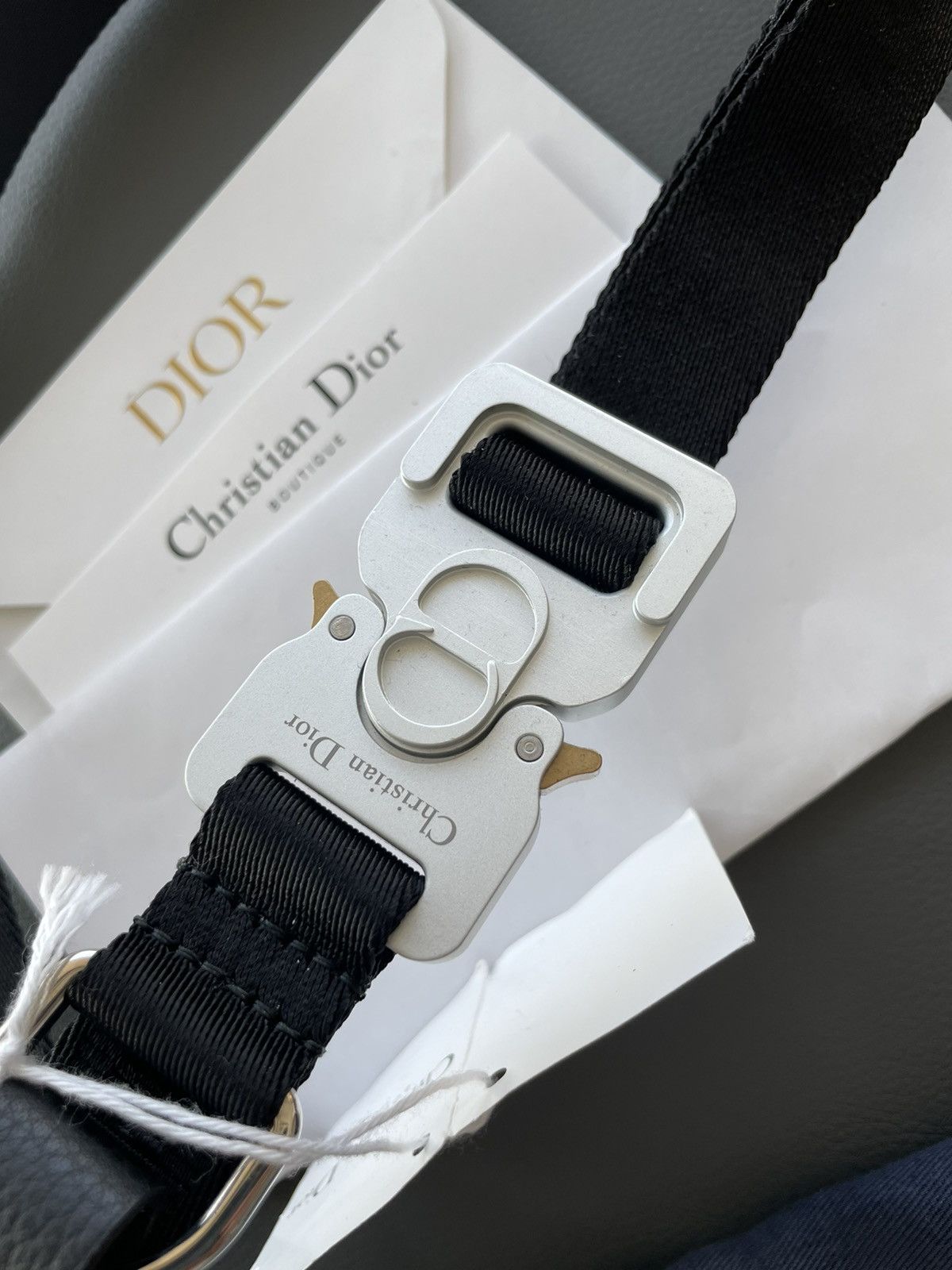 image of Extremely Limited Sold Out Runway Dior X Alyx Belt in Black, Men's (Size 34)