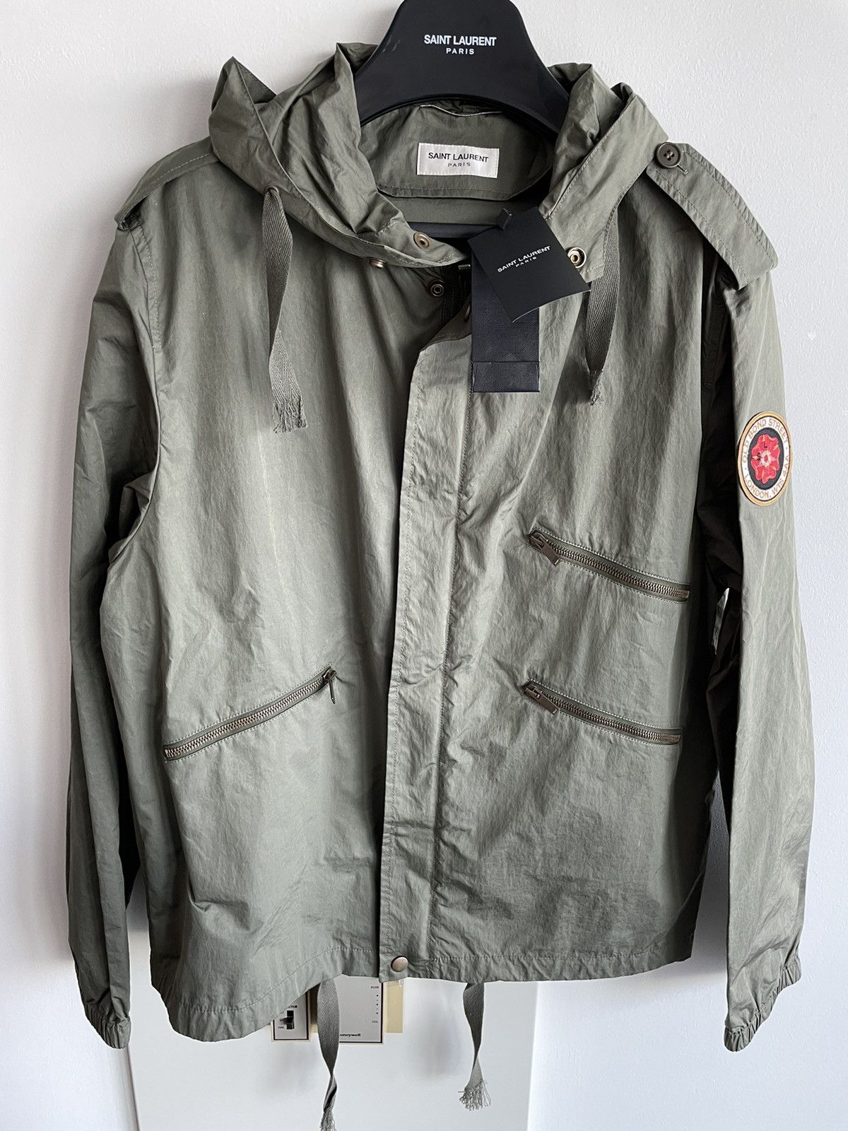 $2,000 New Super Limited Runway Military Windbreaker Jacket