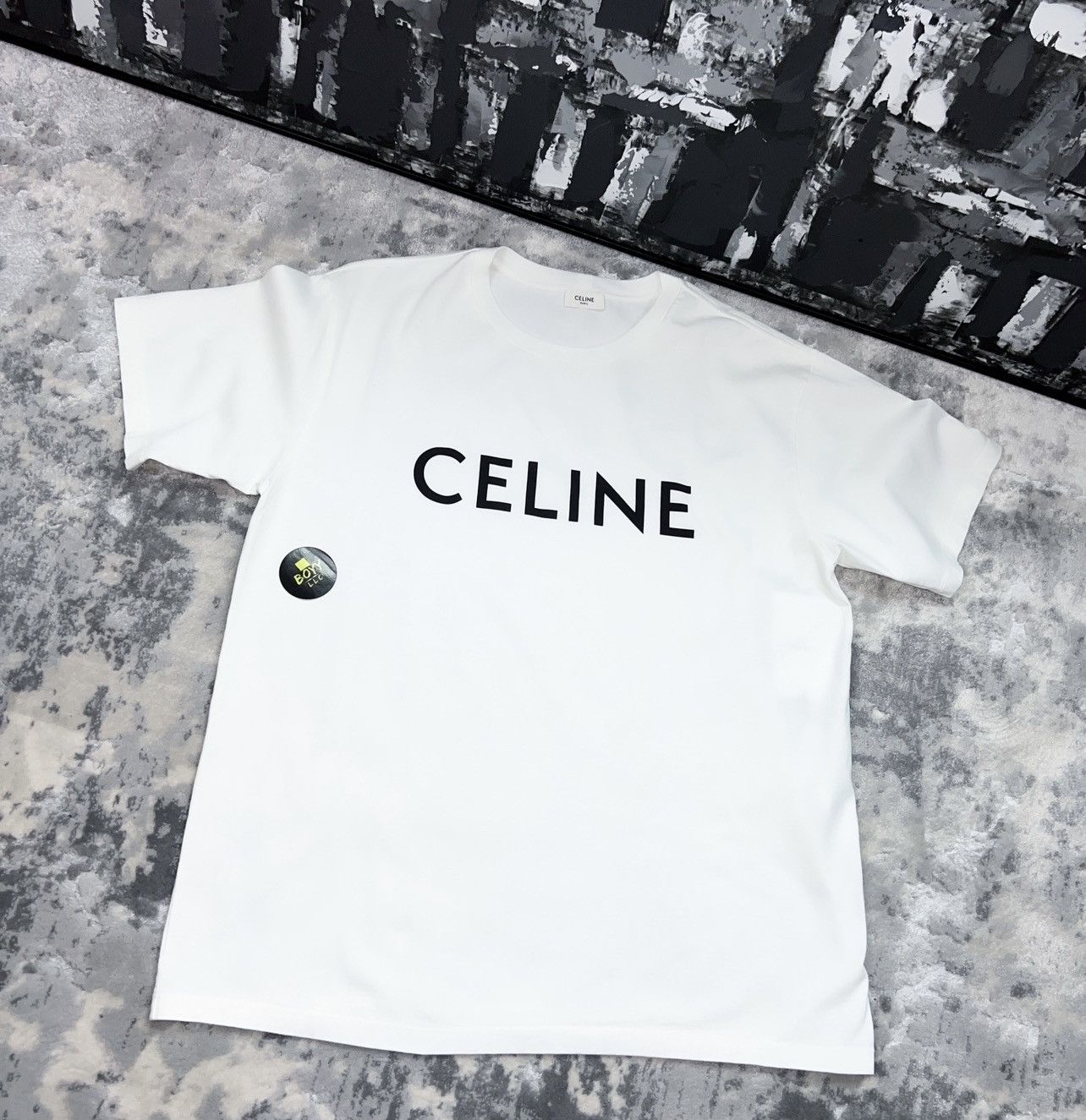 Celine Celine logo t shirt | Grailed