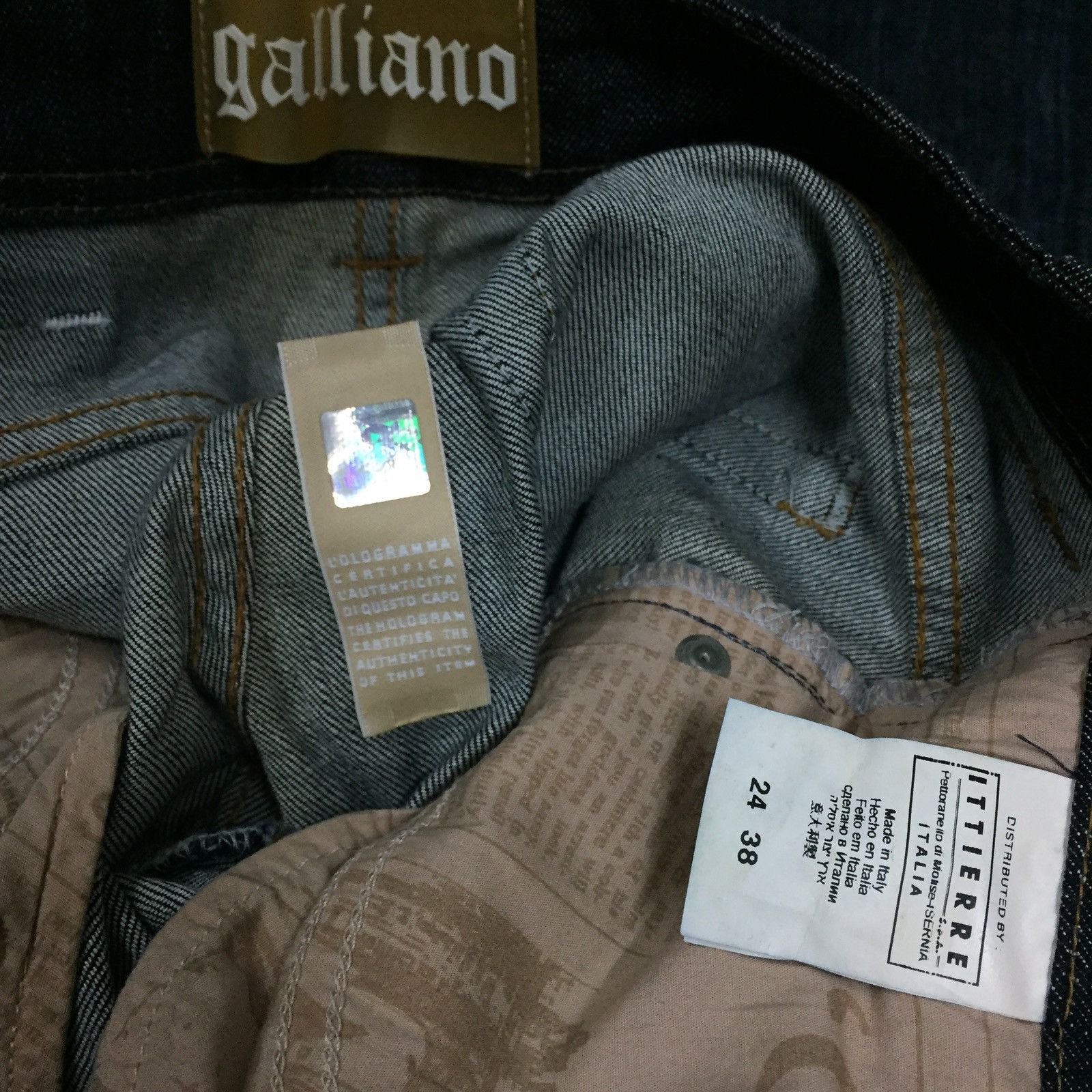 John Galliano John Galliano Jeans Denim Galliano No 1 Size US 28 / EU 44 - 10 Thumbnail