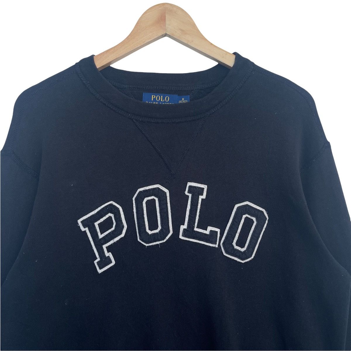 Polo Ralph Lauren × Ralph Lauren Polo Ralph Lauren Black Crewneck Sweatshirt Size US L / EU 52-54 / 3 - 2 Thumbnail