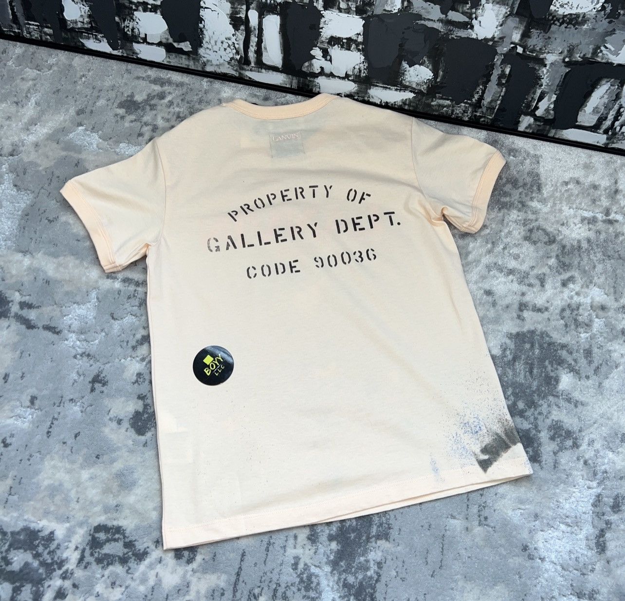 Gallery dept lanvin paint splatter t shirt