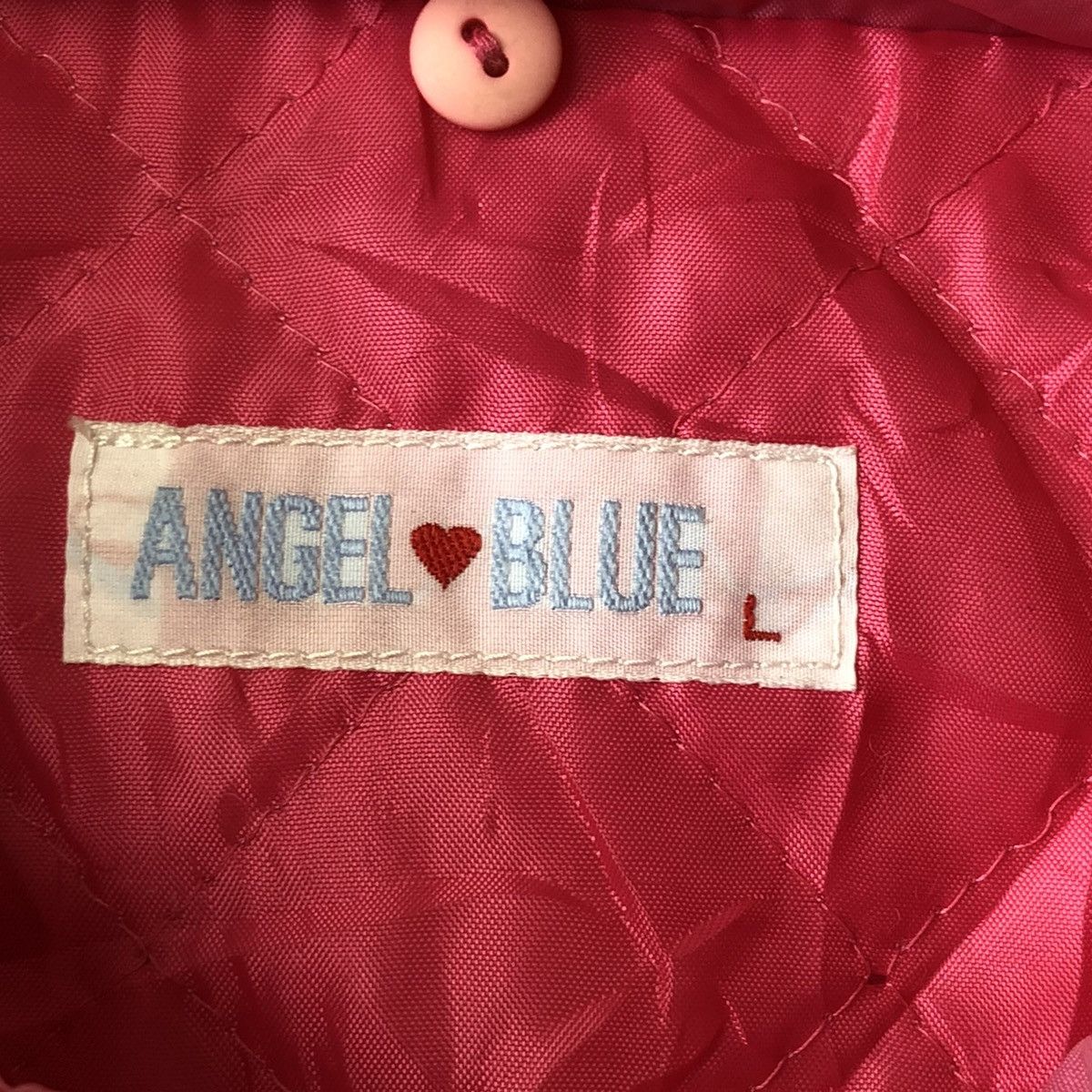 Japanese Brand 1990s Angel Blue - Hidden Hoodie Pink Jacket Size US L / EU 52-54 / 3 - 6 Thumbnail