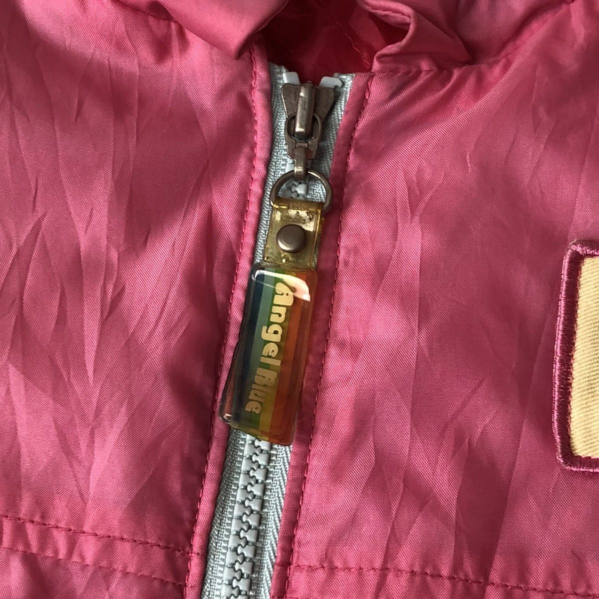 Japanese Brand 1990s Angel Blue - Hidden Hoodie Pink Jacket Size US L / EU 52-54 / 3 - 5 Thumbnail