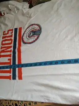 NFL × Vintage VINTAGE NFL ILLINOIS T-SHIRT with 80s LOGO Size US L / EU 52-54 / 3 - 16 Thumbnail