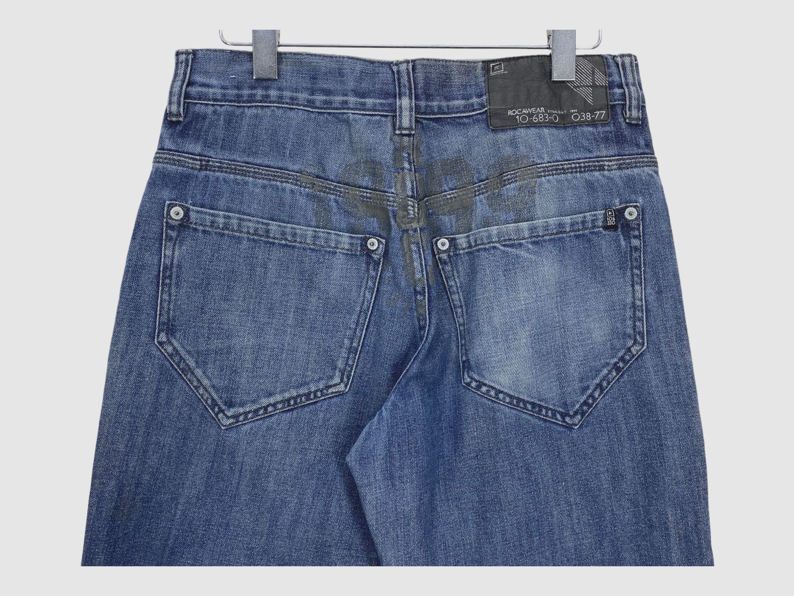Rocawear Rocawear Jeans Baggy Jeans Hip Hop Skateboard Size US 31 - 8 Thumbnail