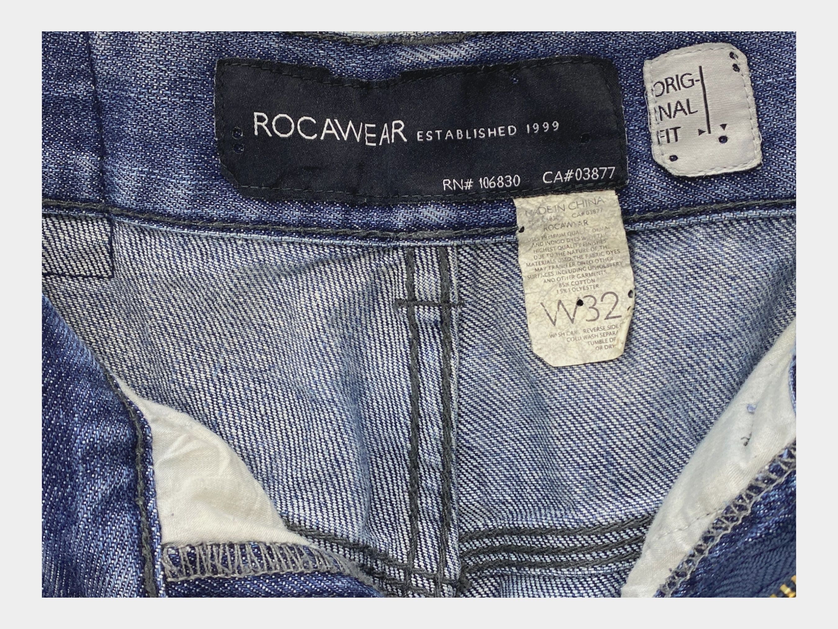 Rocawear Rocawear Jeans Baggy Jeans Hip Hop Skateboard Size US 31 - 7 Thumbnail