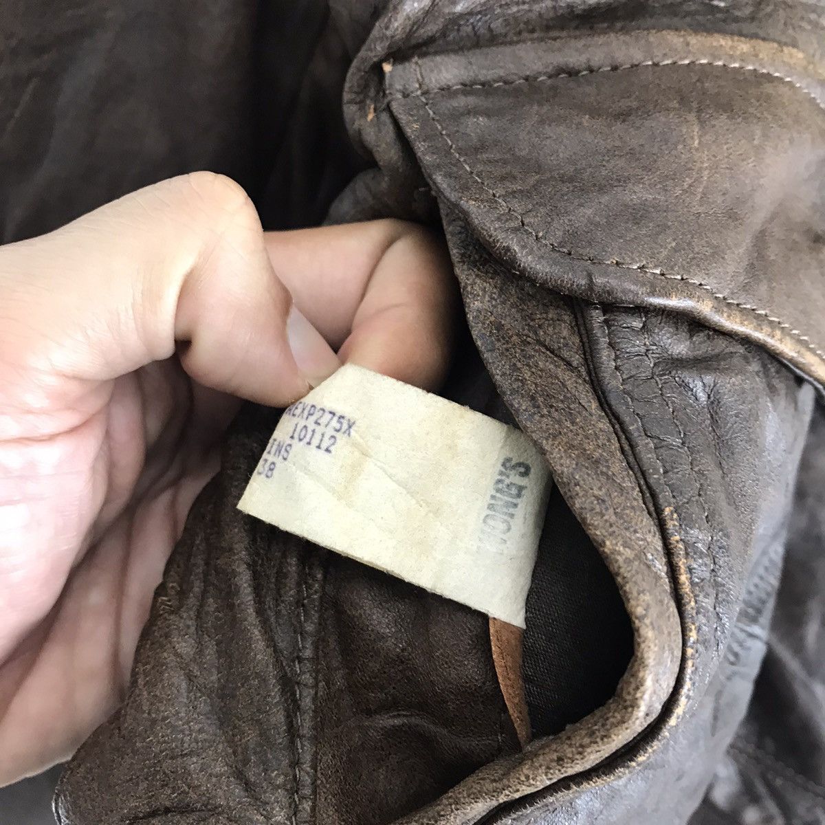 Golden Bear Vtg 70s Golden Bear type A2 bomber leather jacket size 38 Size US XS / EU 42 / 0 - 3 Thumbnail