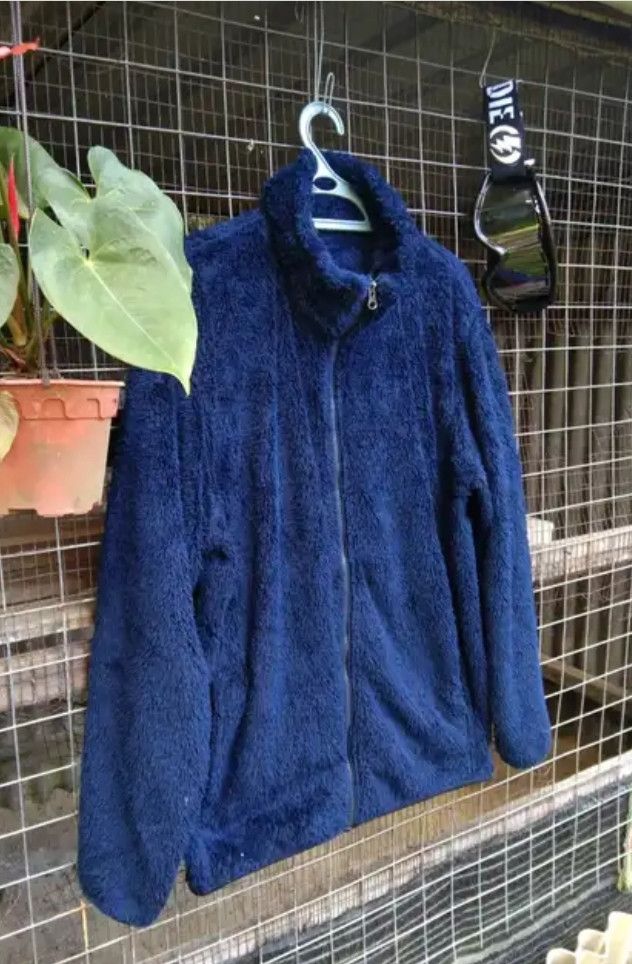 Japanese Brand × Uniqlo UNIQLO FLUFFY YARN FLEECE JACKET Size US L / EU 52-54 / 3 - 2 Thumbnail