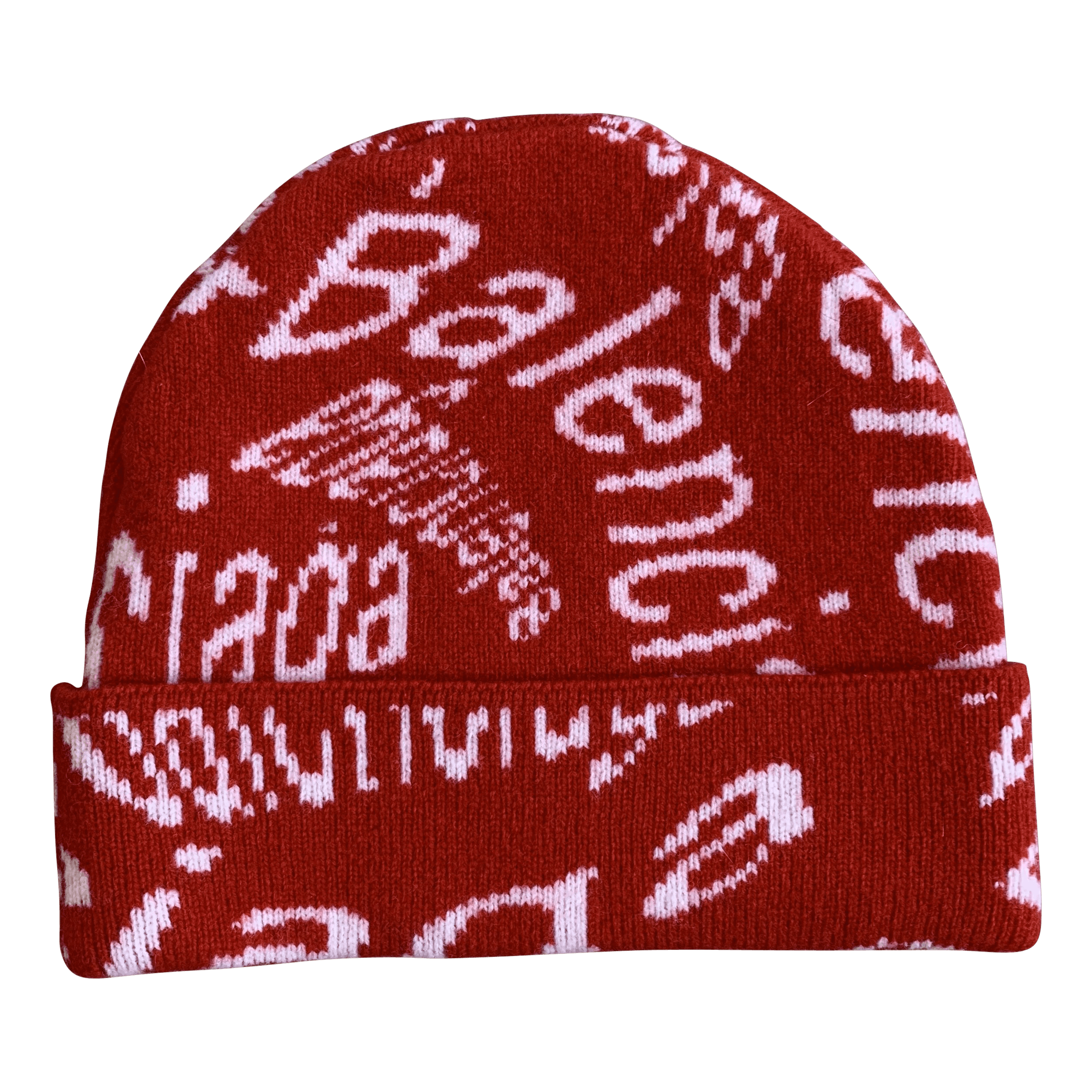 Balenciaga Balenciaga Wave Logo Beanie Hat Size ONE SIZE - 2 Thumbnail