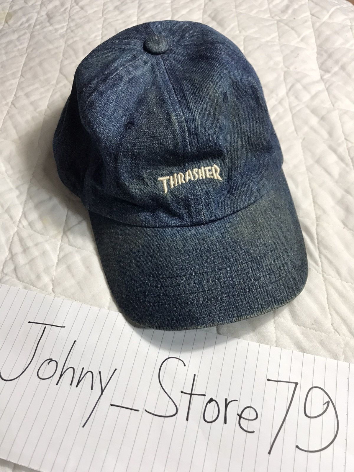 Thrasher × Vintage Vintage Embroidery Thrasher Denim Cap Size ONE SIZE - 2 Thumbnail
