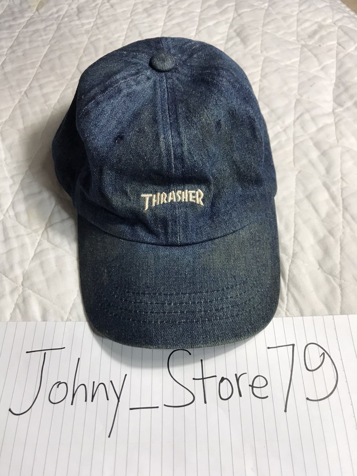 Thrasher × Vintage Vintage Embroidery Thrasher Denim Cap Size ONE SIZE - 1 Thumbnail
