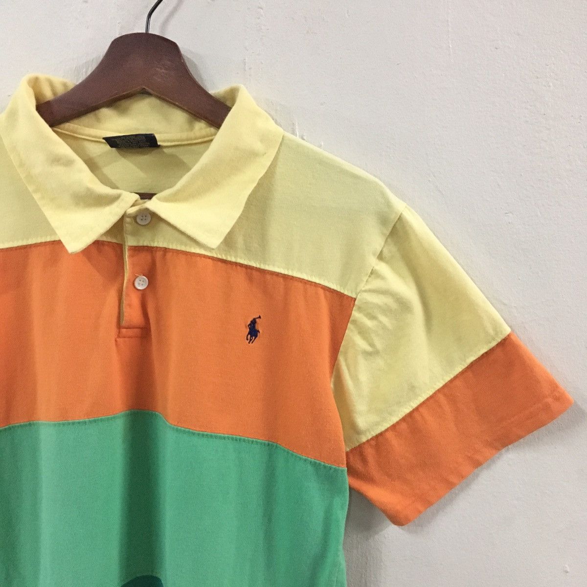 Polo Ralph Lauren Vintage Polo Ralph Lauren Colour Block Polo Shirt Size XS/S Size US S / EU 44-46 / 1 - 2 Thumbnail