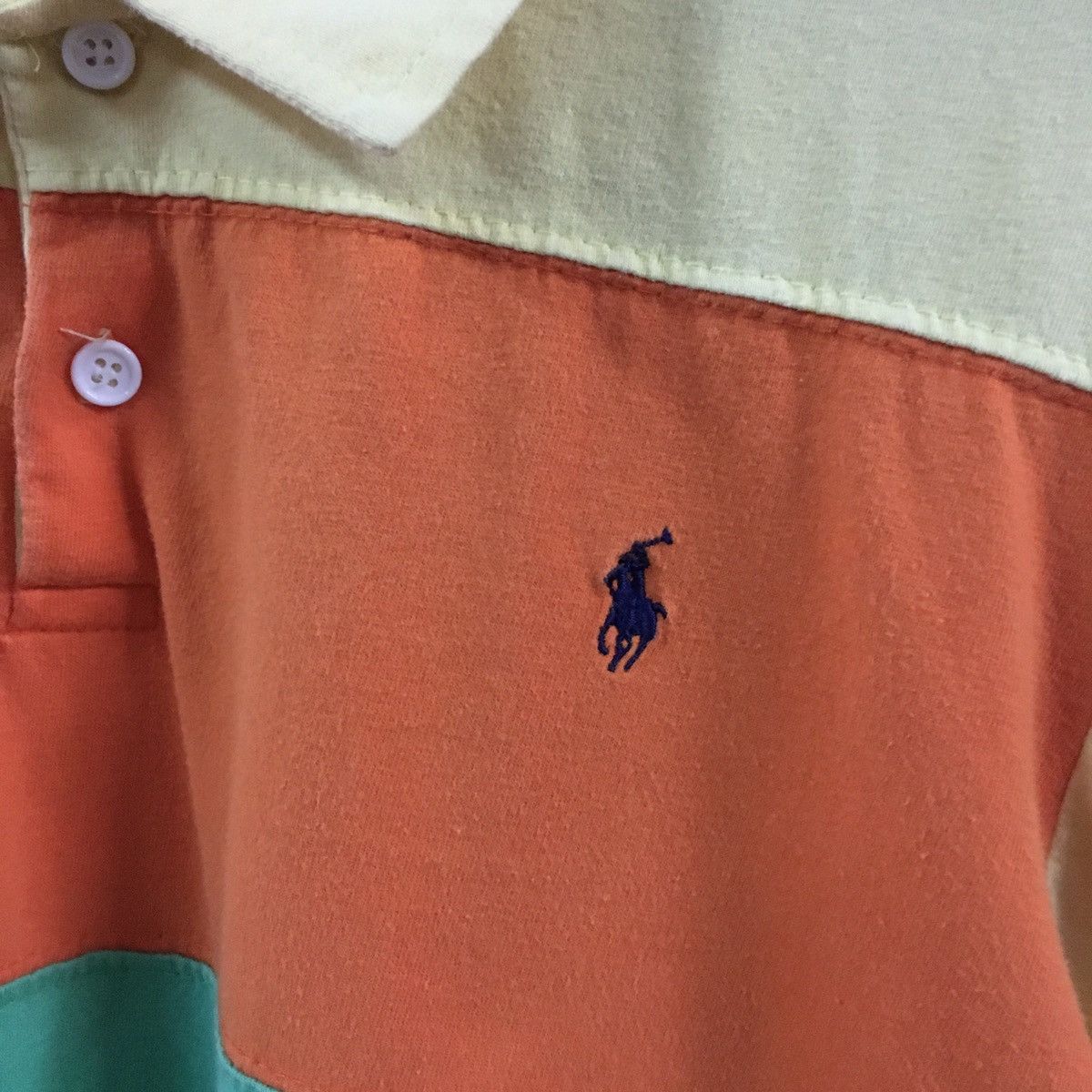 Polo Ralph Lauren Vintage Polo Ralph Lauren Colour Block Polo Shirt Size XS/S Size US S / EU 44-46 / 1 - 3 Thumbnail