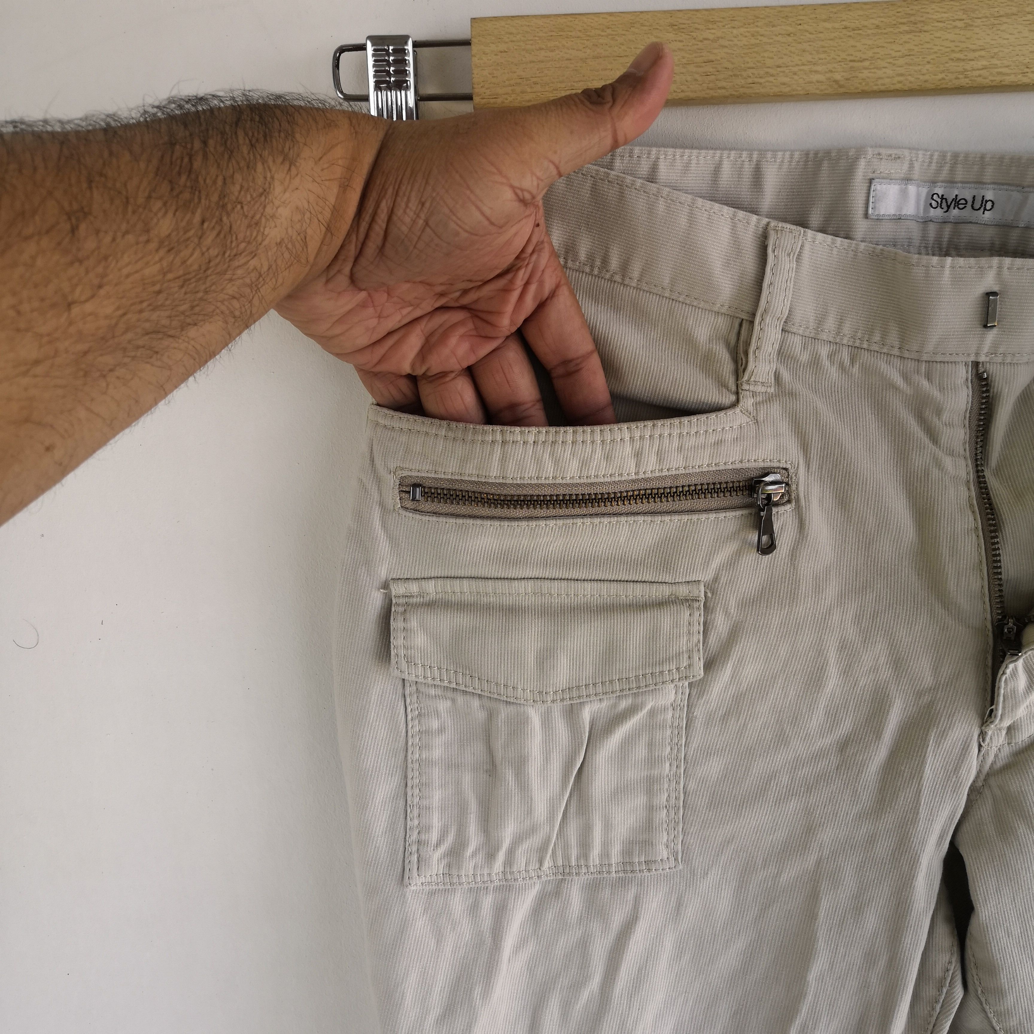 Japanese Brand × Vintage Japanese Cargo Pants Multi Pocket Bondage Trousers Pants Size US 34 / EU 50 - 6 Thumbnail