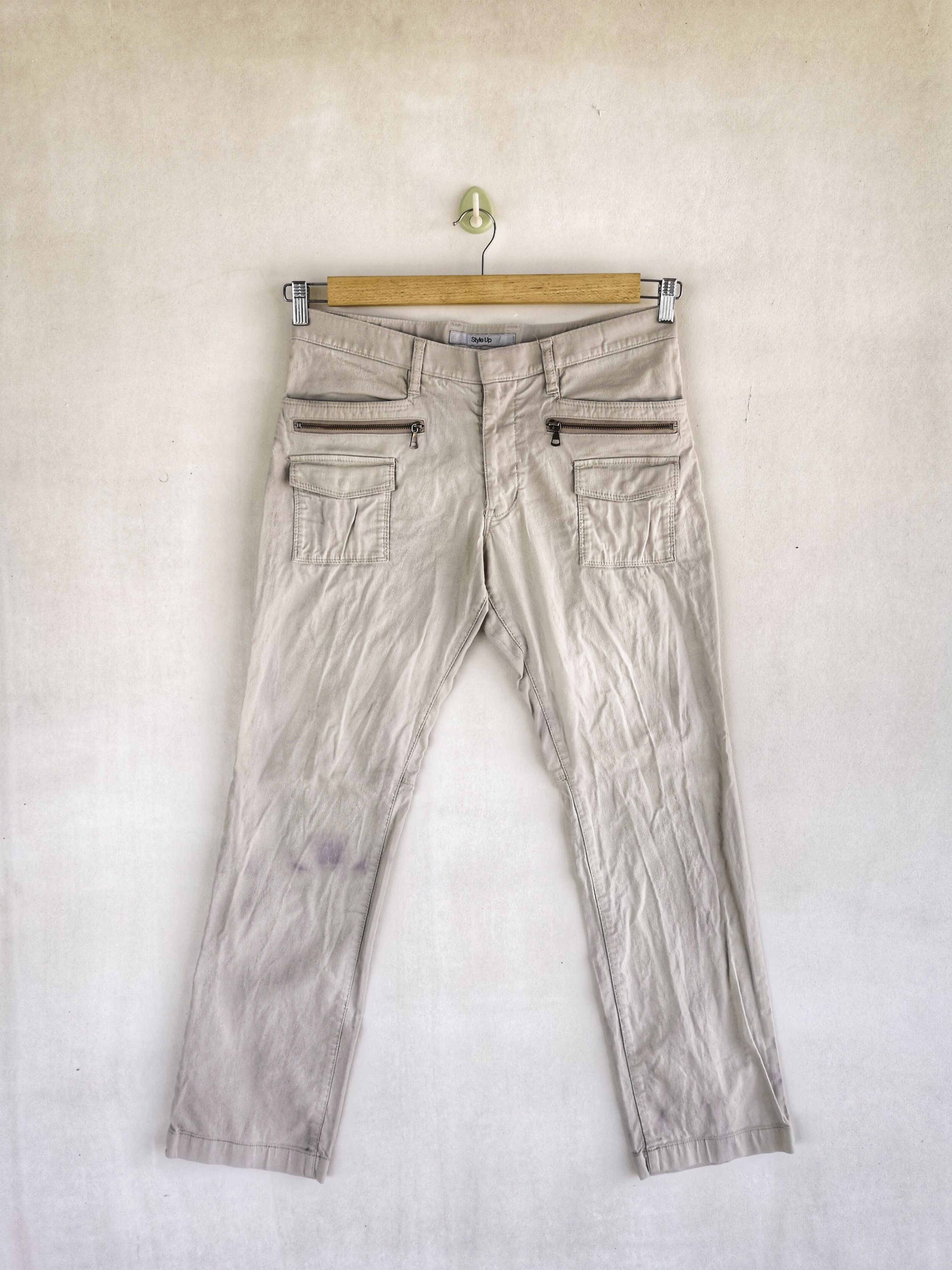 Japanese Brand × Vintage Japanese Cargo Pants Multi Pocket Bondage Trousers Pants Size US 34 / EU 50 - 1 Thumbnail