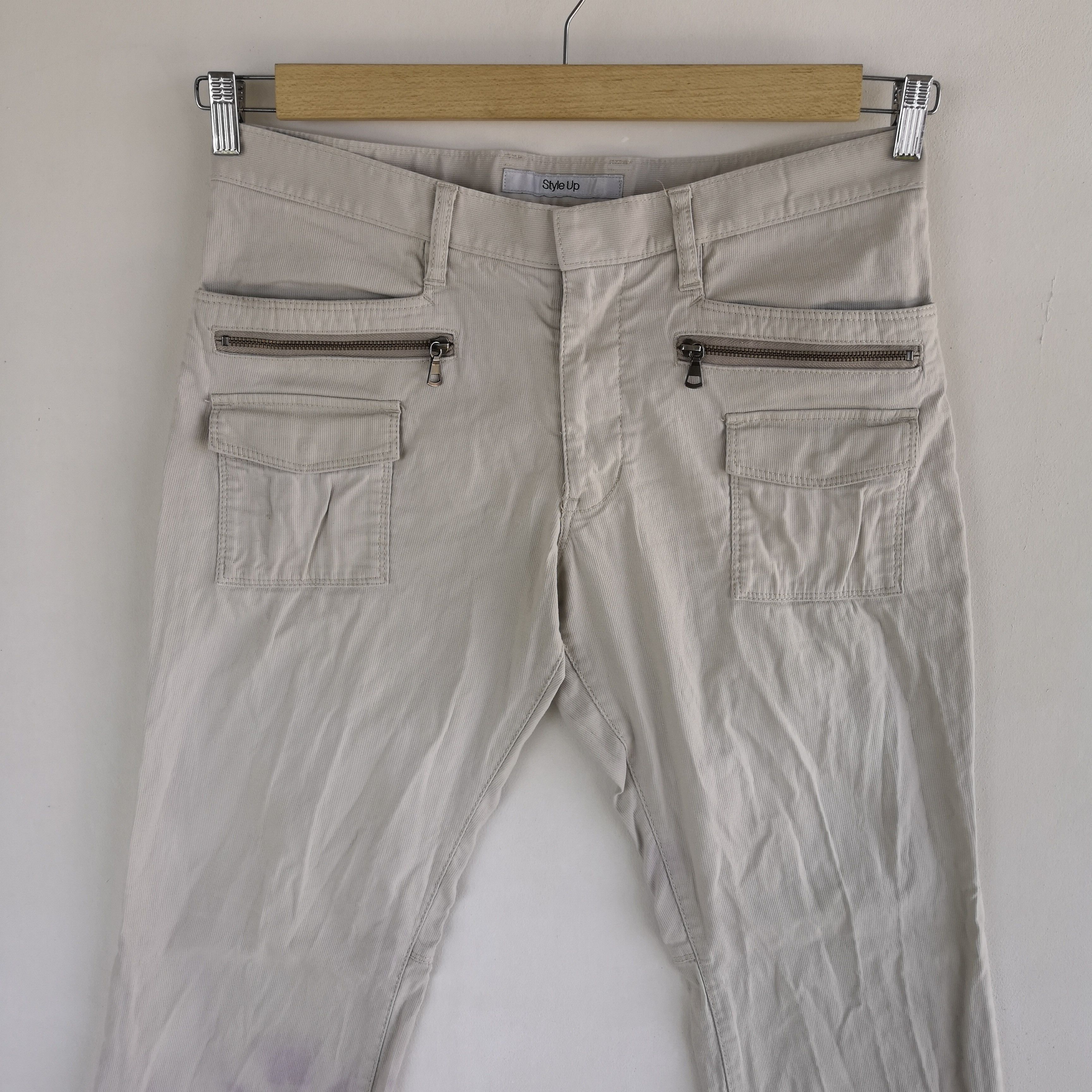 Japanese Brand × Vintage Japanese Cargo Pants Multi Pocket Bondage Trousers Pants Size US 34 / EU 50 - 3 Thumbnail