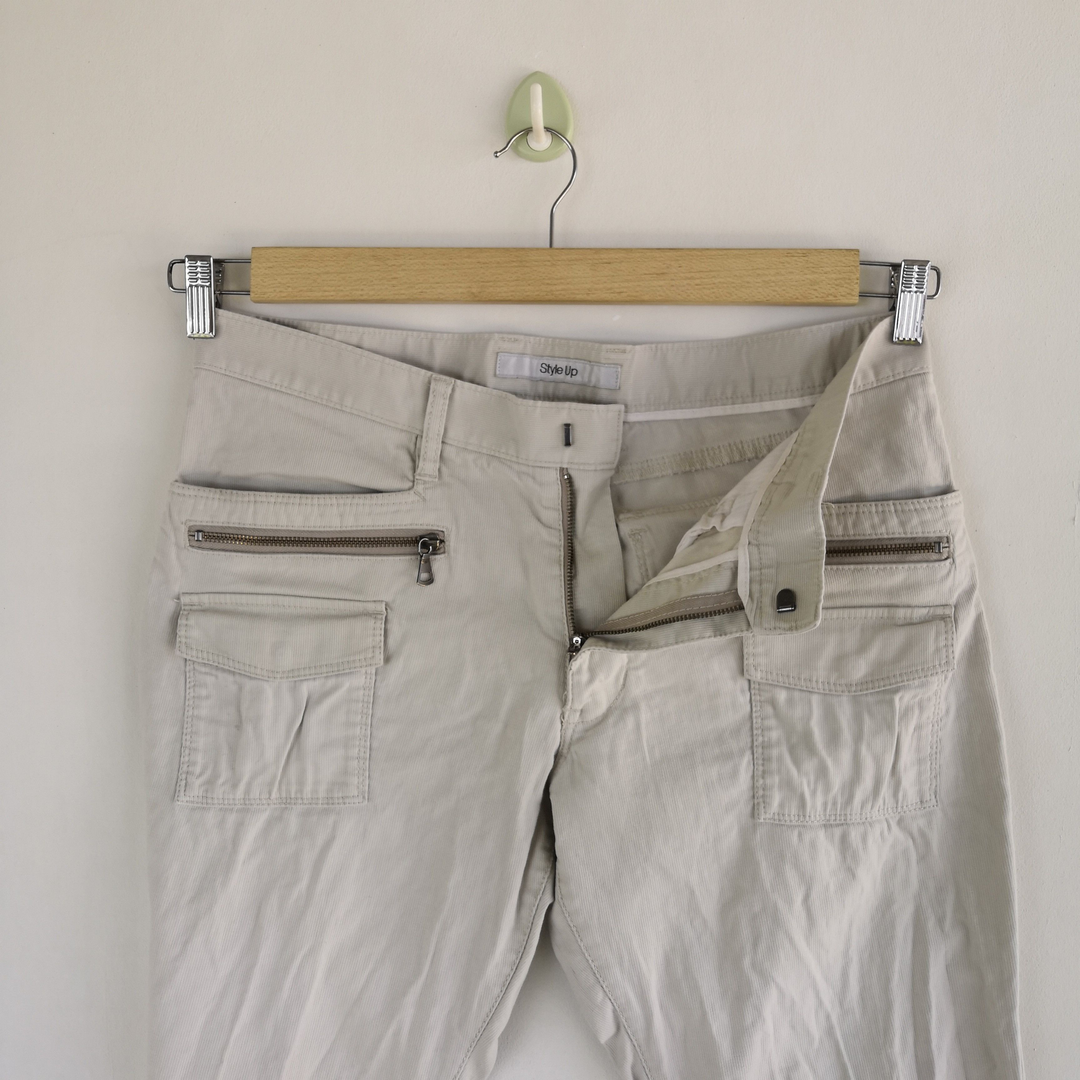 Japanese Brand × Vintage Japanese Cargo Pants Multi Pocket Bondage Trousers Pants Size US 34 / EU 50 - 4 Thumbnail
