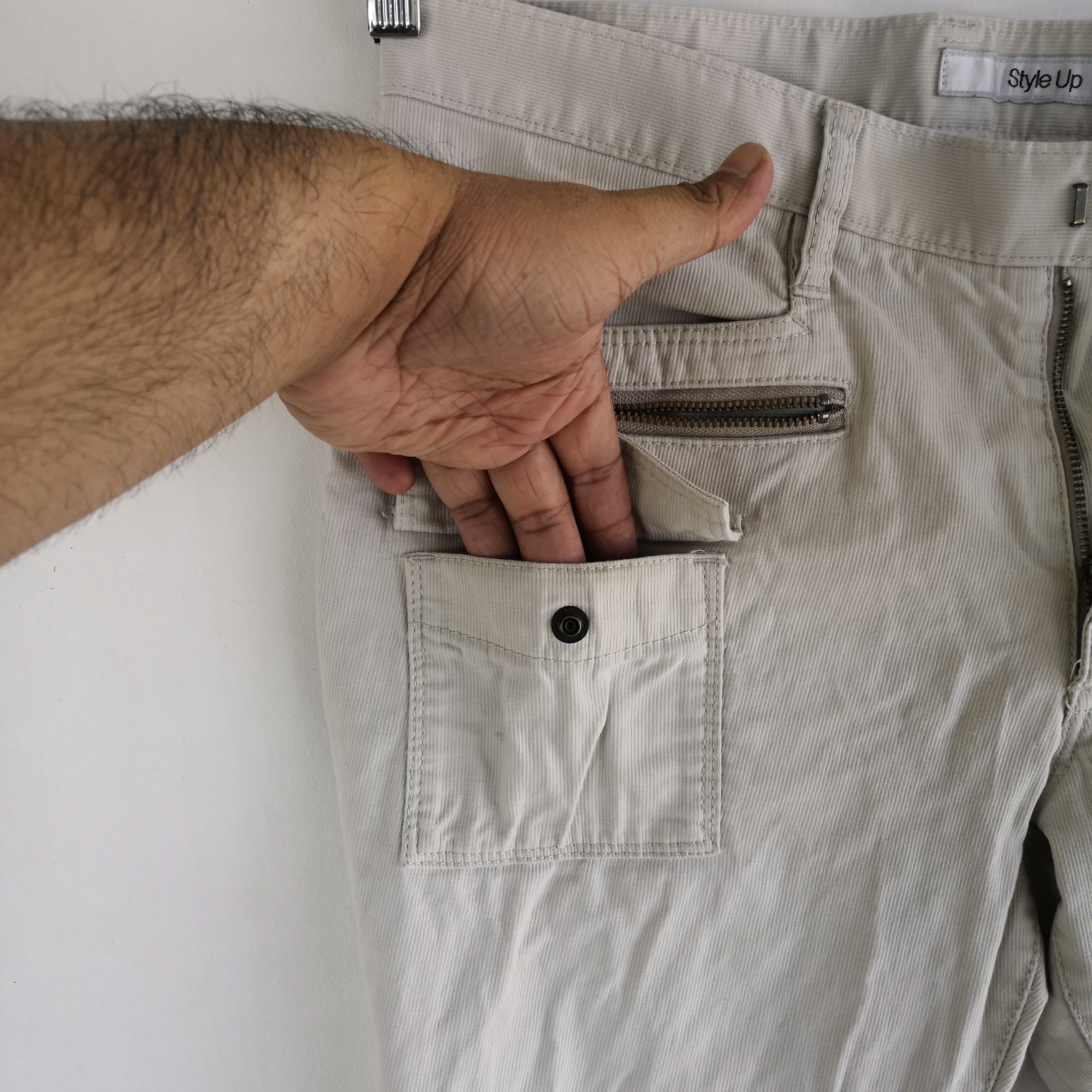 Japanese Brand × Vintage Japanese Cargo Pants Multi Pocket Bondage Trousers Pants Size US 34 / EU 50 - 8 Thumbnail
