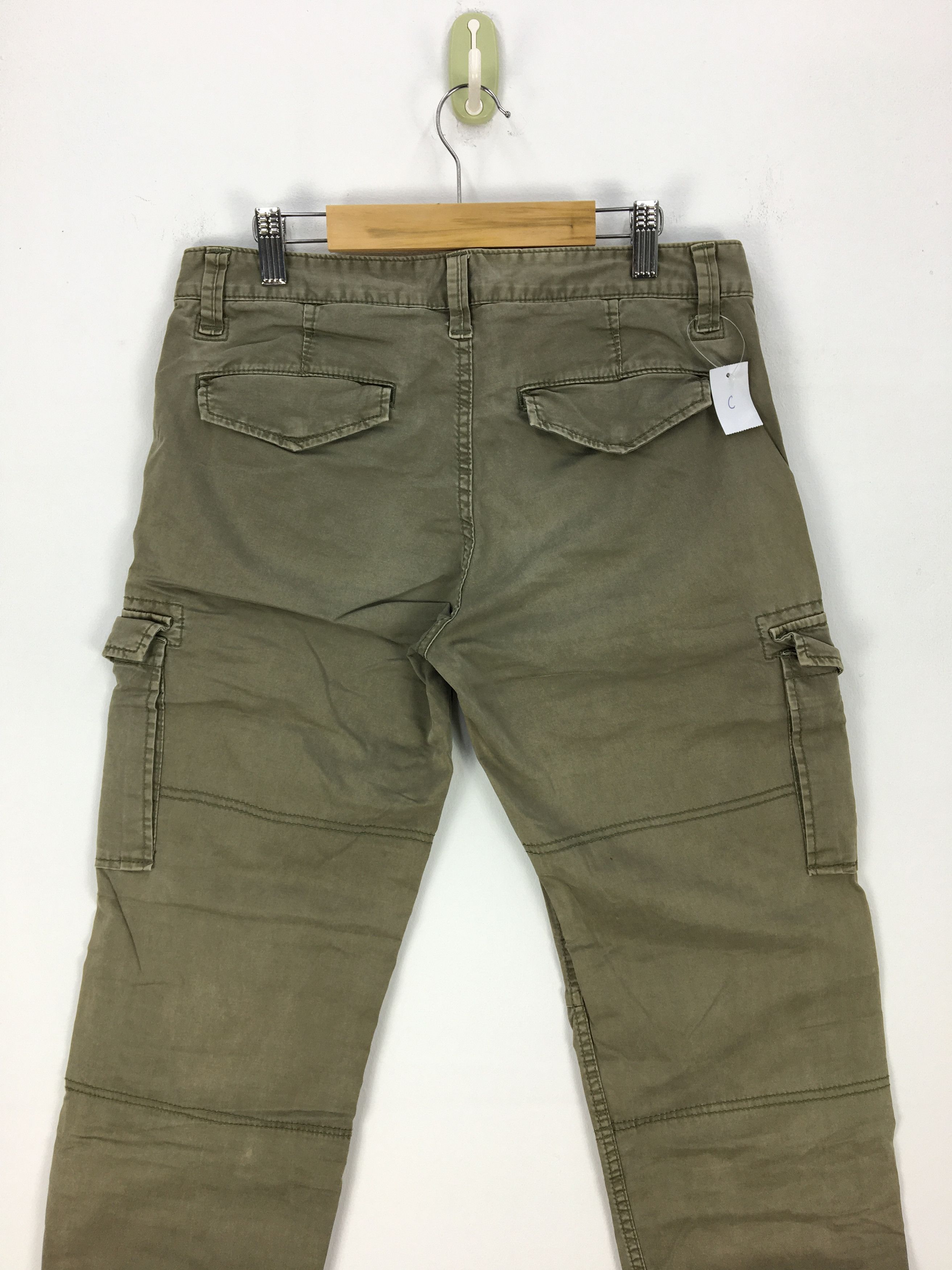 Japanese Brand × Vintage Japanese Cargo Pants Tactical Multi Pocket Utility Pants Size US 30 / EU 46 - 9 Thumbnail