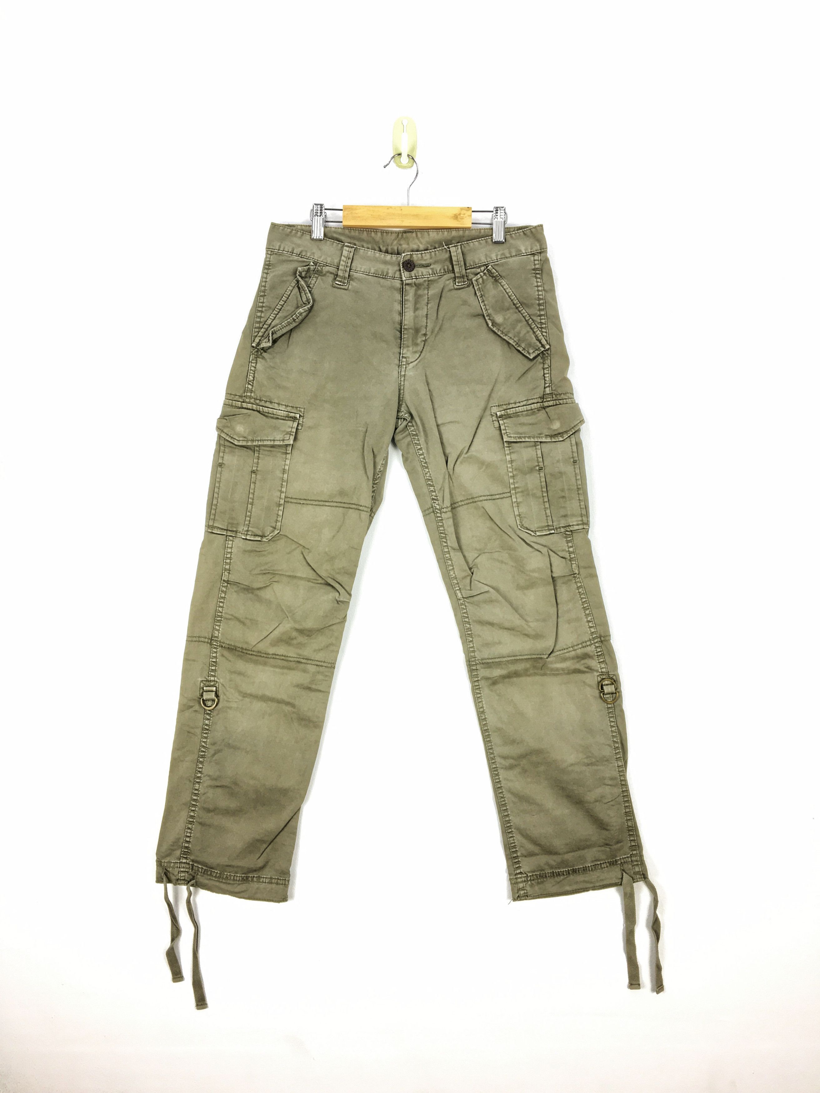 Japanese Brand × Vintage Japanese Cargo Pants Tactical Multi Pocket Utility Pants Size US 30 / EU 46 - 1 Thumbnail