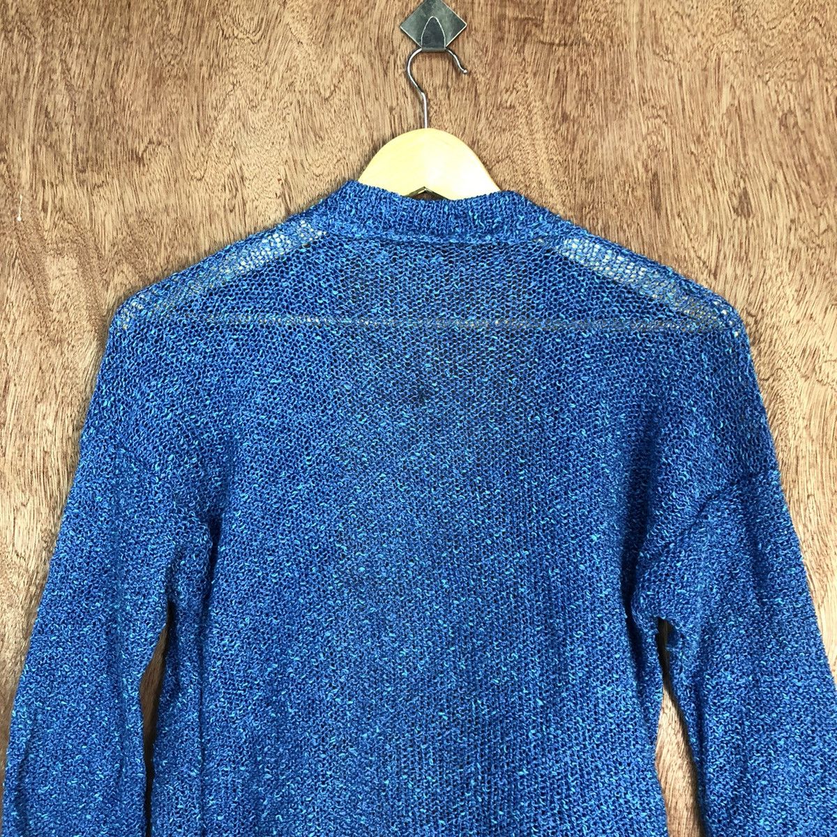 Vintage Japan sexy Shag Shaggy crochet knitwear Cardigan #c855 Size S / US 4 / IT 40 - 11 Thumbnail