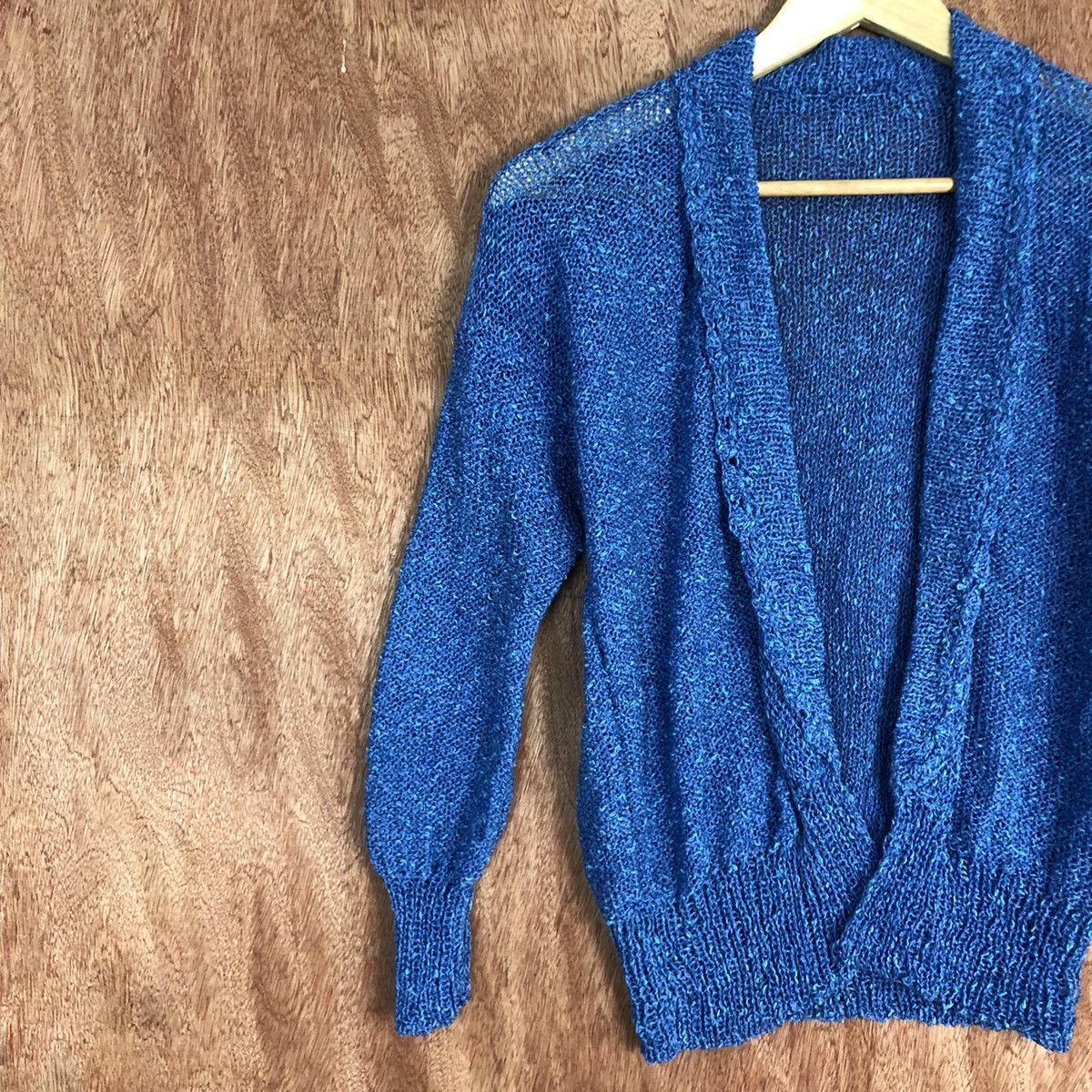 Vintage Japan sexy Shag Shaggy crochet knitwear Cardigan #c855 Size S / US 4 / IT 40 - 7 Thumbnail