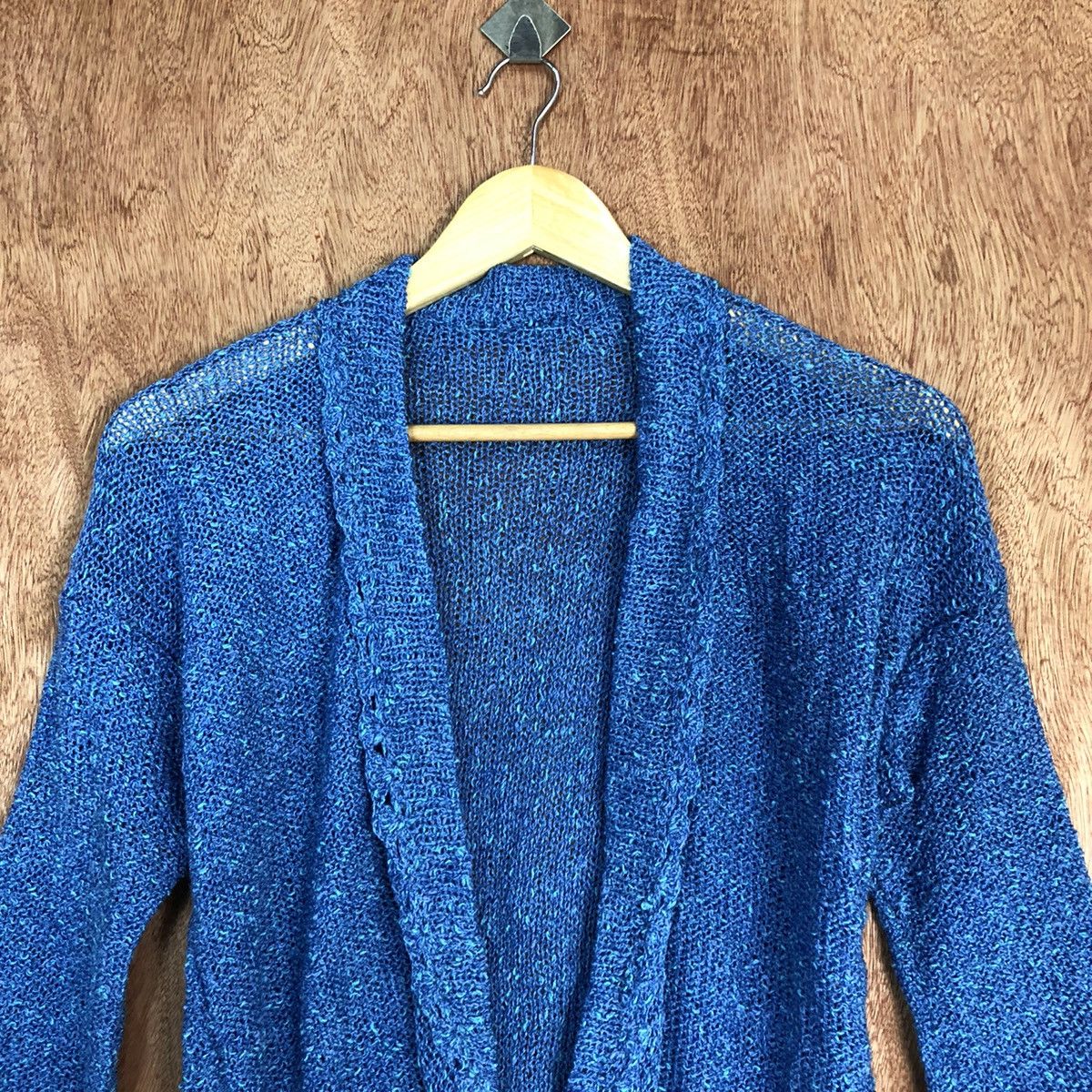 Vintage Japan sexy Shag Shaggy crochet knitwear Cardigan #c855 Size S / US 4 / IT 40 - 9 Thumbnail