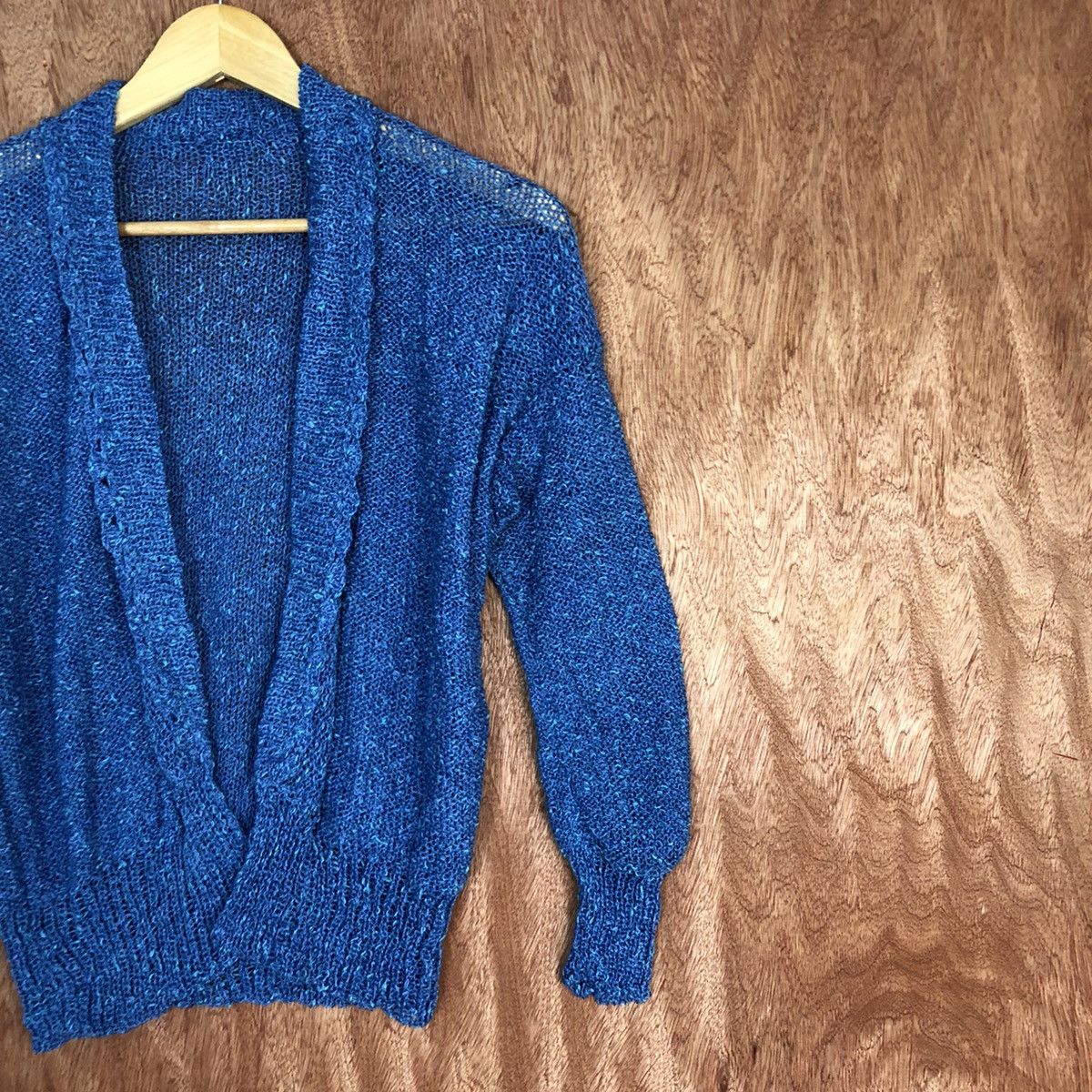 Vintage Japan sexy Shag Shaggy crochet knitwear Cardigan #c855 Size S / US 4 / IT 40 - 5 Thumbnail