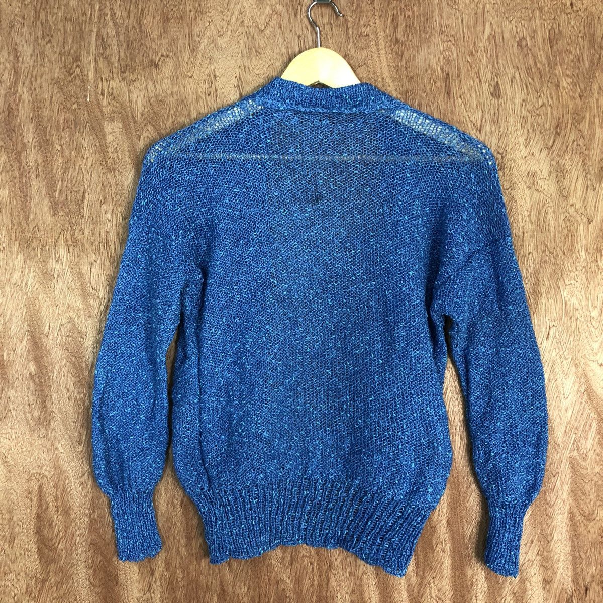 Vintage Japan sexy Shag Shaggy crochet knitwear Cardigan #c855 Size S / US 4 / IT 40 - 12 Thumbnail