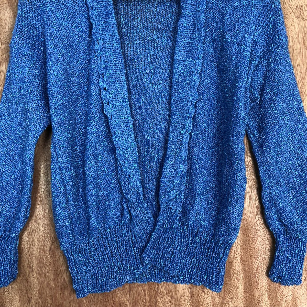 Vintage Japan sexy Shag Shaggy crochet knitwear Cardigan #c855 Size S / US 4 / IT 40 - 8 Thumbnail
