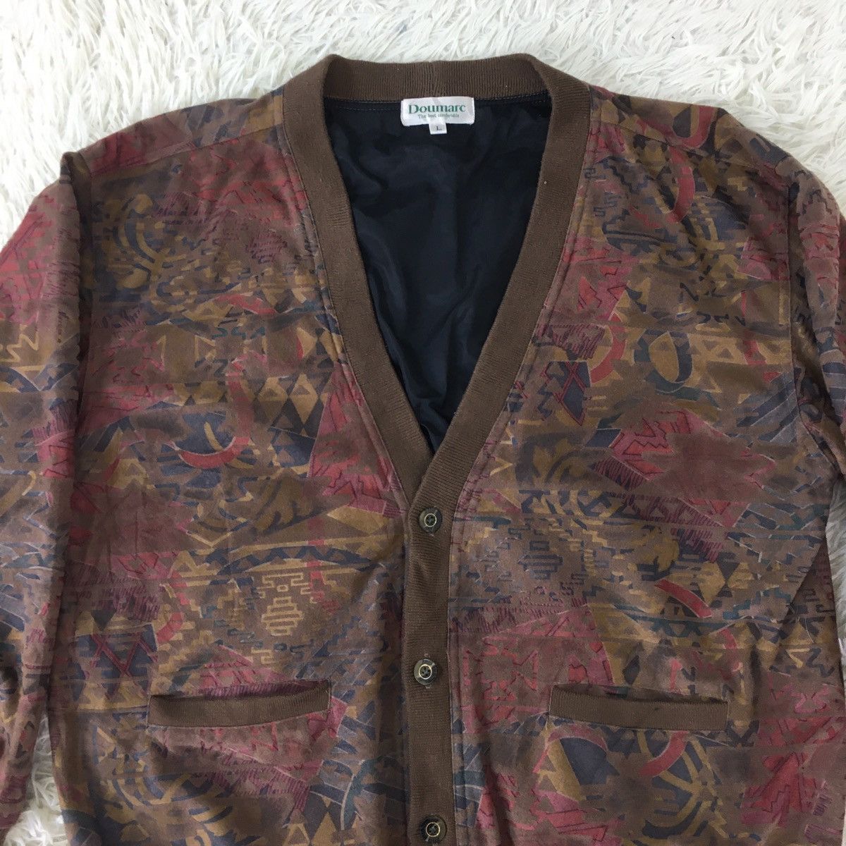 Japanese Brand Japanese Velvet Cardigan Size US L / EU 52-54 / 3 - 5 Thumbnail