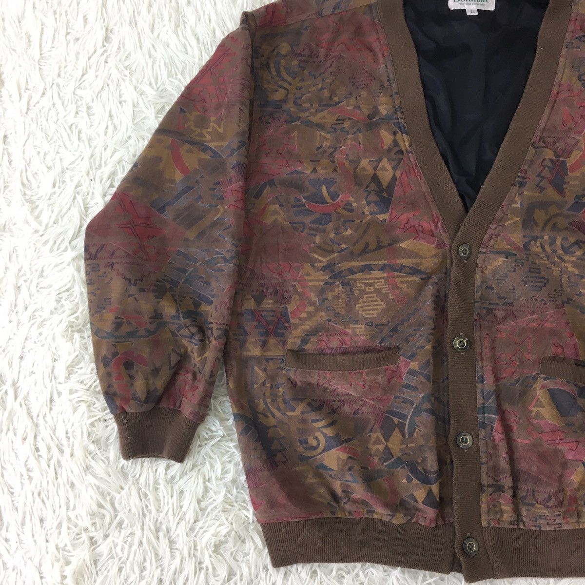 Japanese Brand Japanese Velvet Cardigan Size US L / EU 52-54 / 3 - 3 Thumbnail