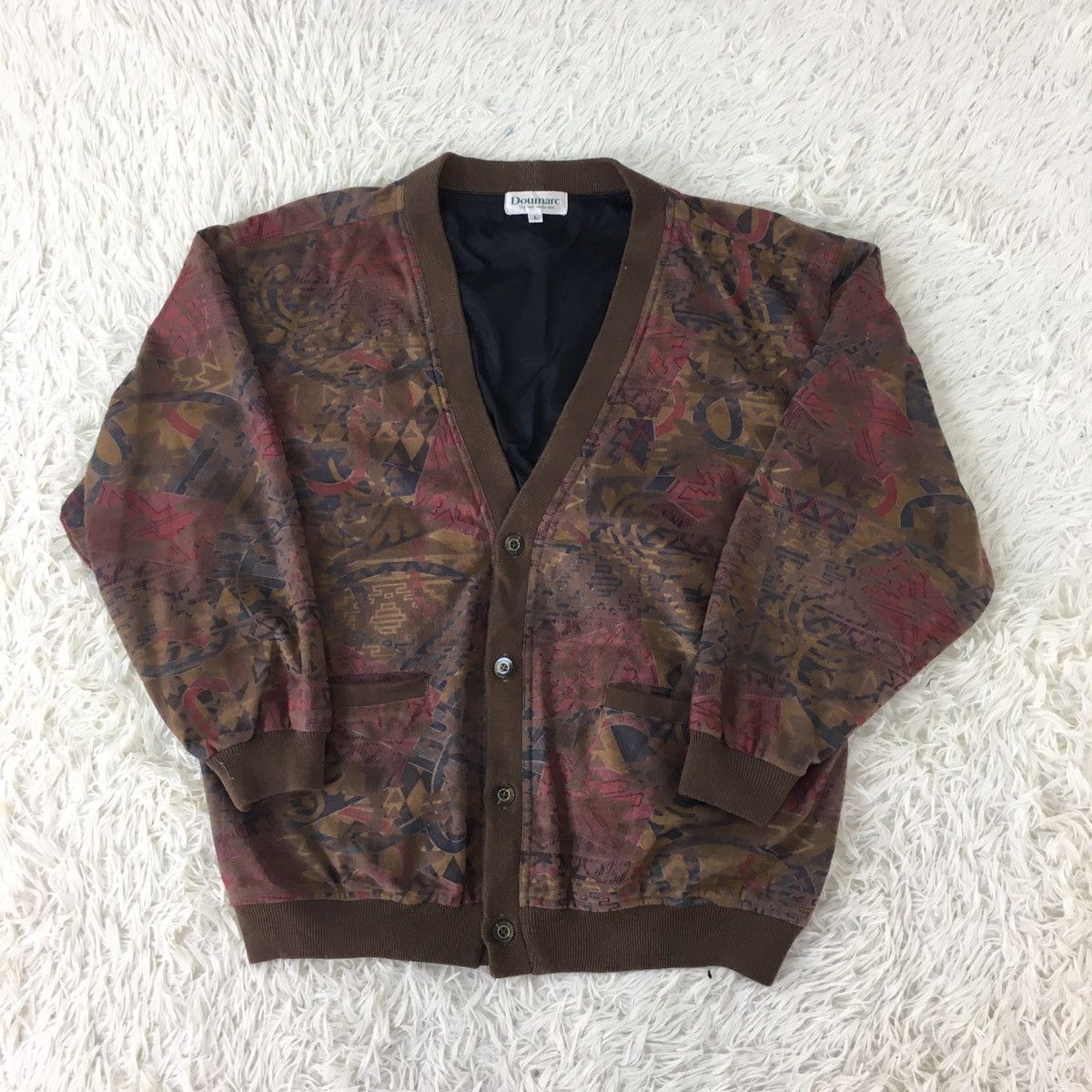 Japanese Brand Japanese Velvet Cardigan Size US L / EU 52-54 / 3 - 2 Thumbnail