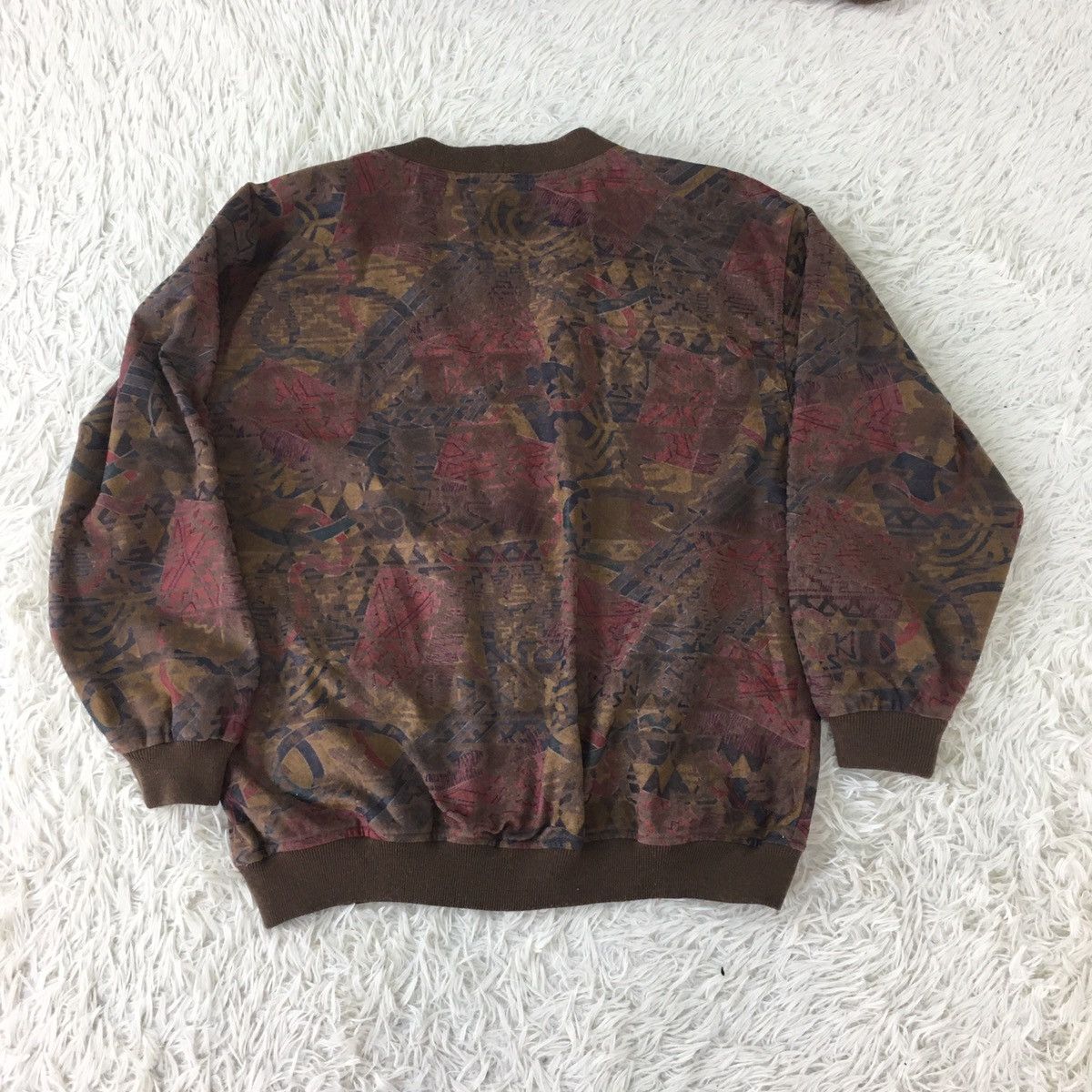 Japanese Brand Japanese Velvet Cardigan Size US L / EU 52-54 / 3 - 6 Thumbnail