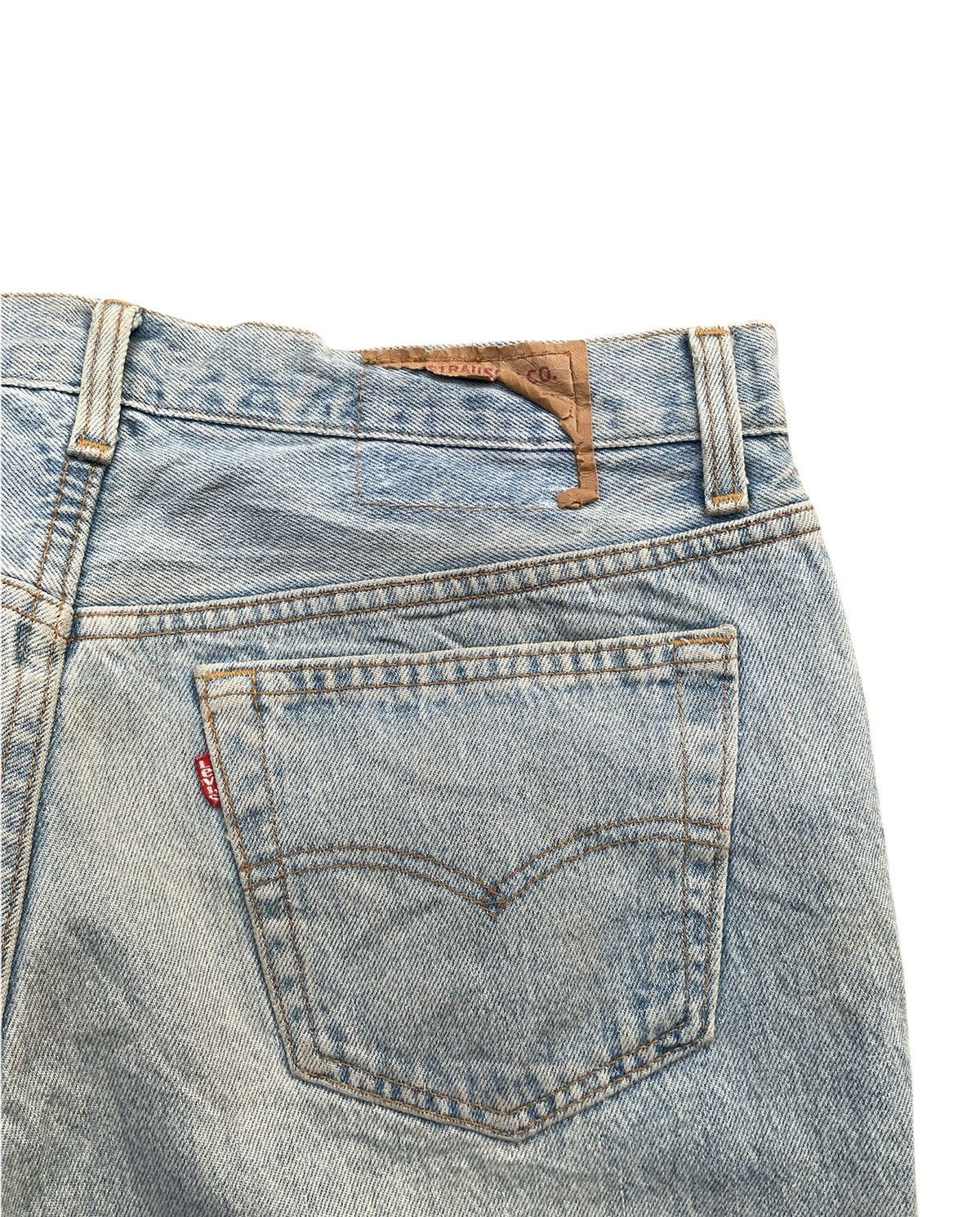 Levi's Vintage Levi’s 501 e 1994 Aging Faded Distressed Denim Size US 35 - 13 Thumbnail