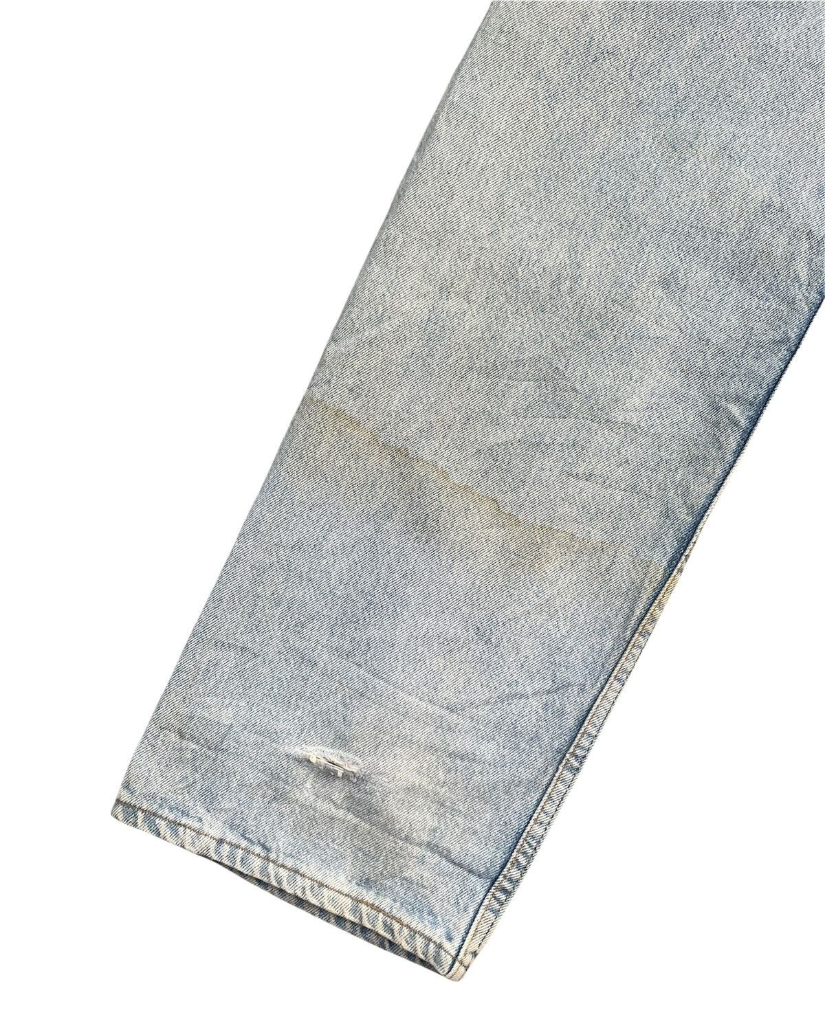 Levi's Vintage Levi’s 501 e 1994 Aging Faded Distressed Denim Size US 35 - 11 Thumbnail