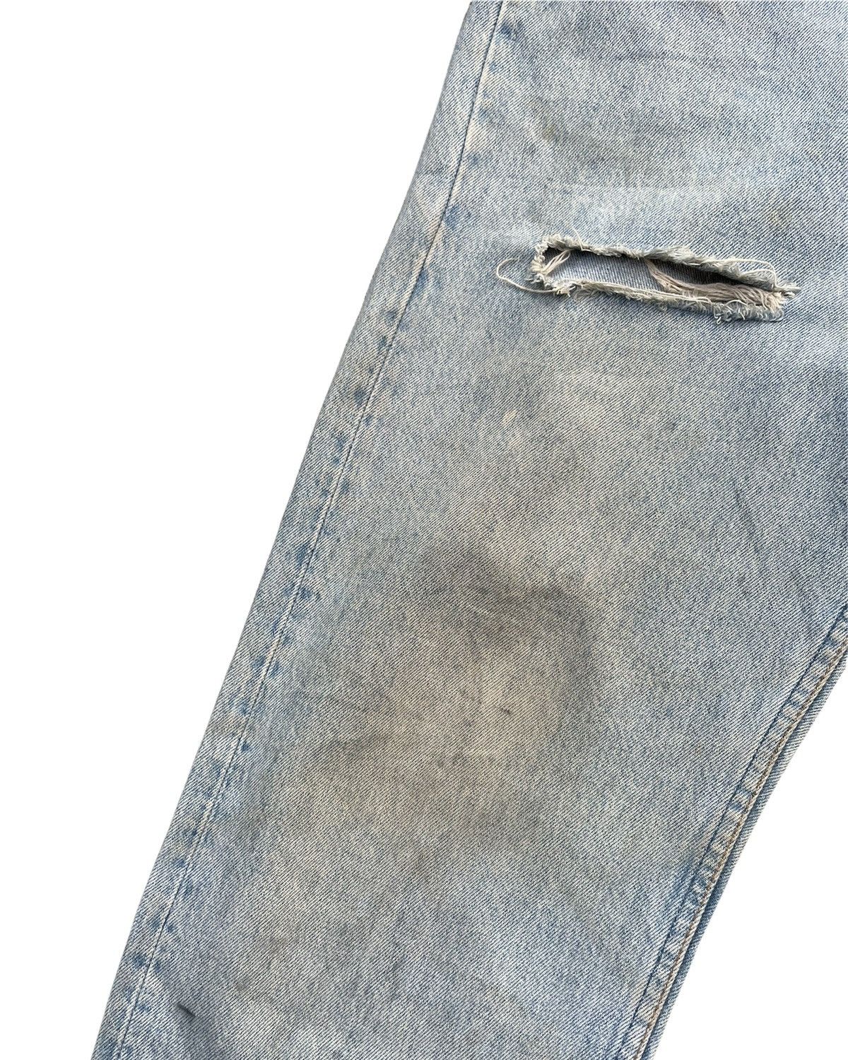 Levi's Vintage Levi’s 501 e 1994 Aging Faded Distressed Denim Size US 35 - 6 Thumbnail