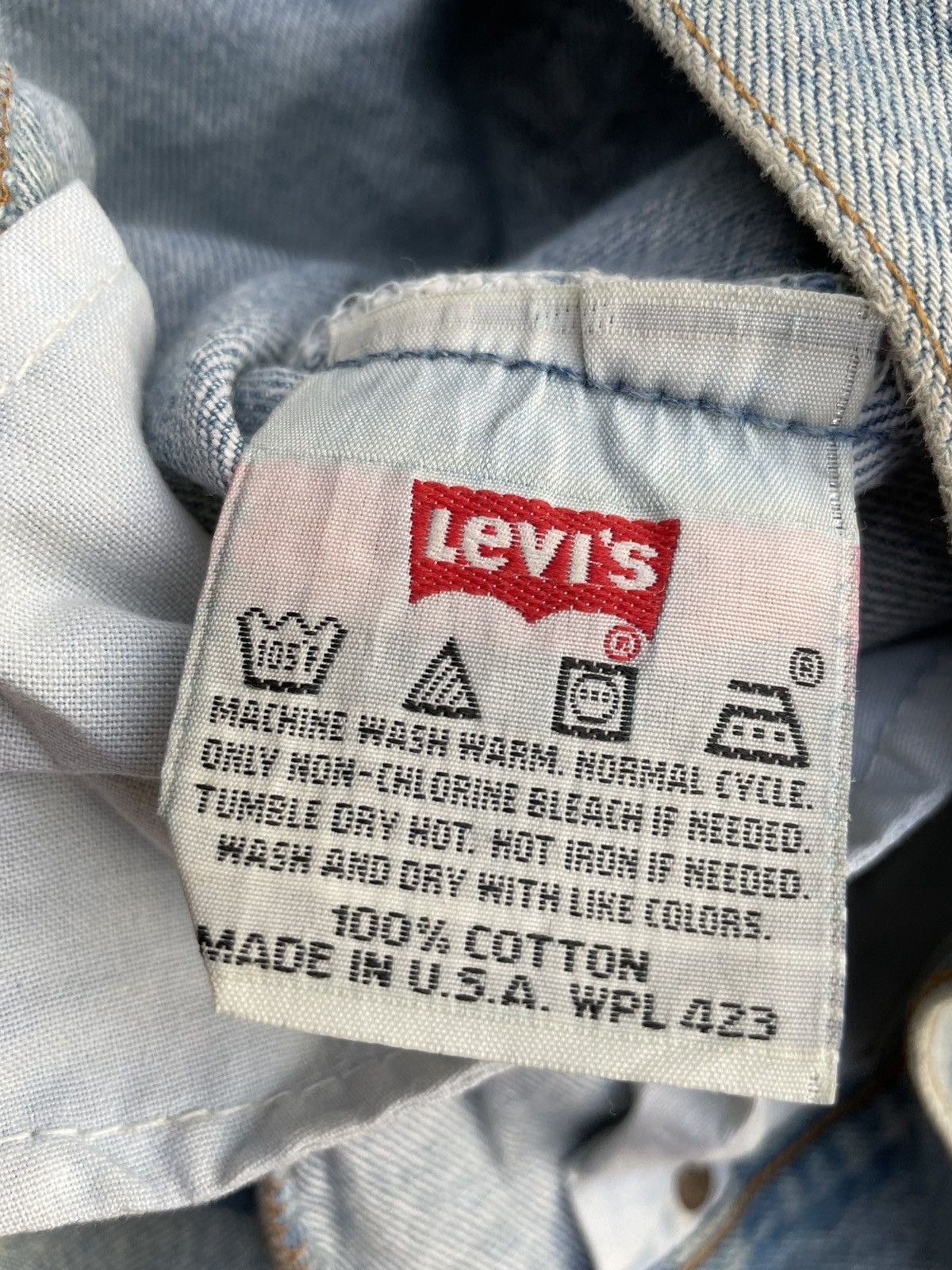 Levi's Vintage Levi’s 501 e 1994 Aging Faded Distressed Denim Size US 35 - 17 Thumbnail