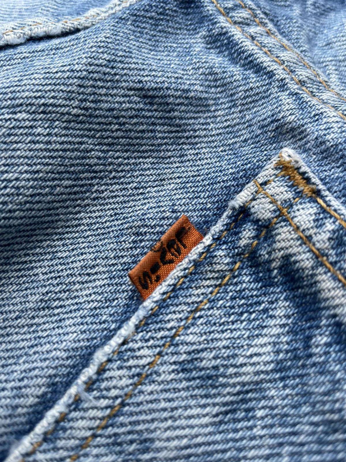 Levi's × Vintage Levis 505 e Orange Tag Vintage 90’s Aging Rework Denim Size US 35 - 15 Thumbnail