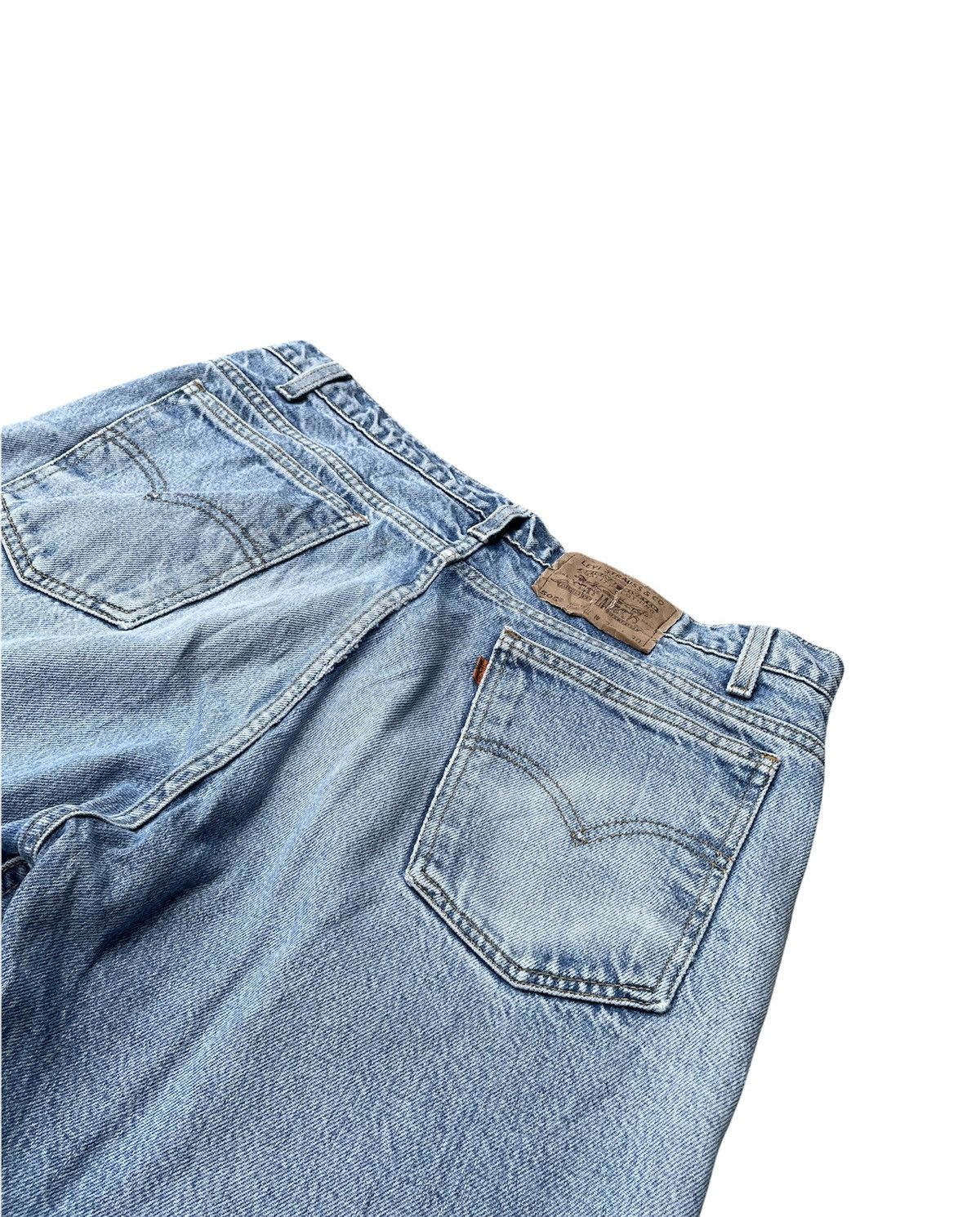 Levi's × Vintage Levis 505 e Orange Tag Vintage 90’s Aging Rework Denim Size US 35 - 11 Thumbnail