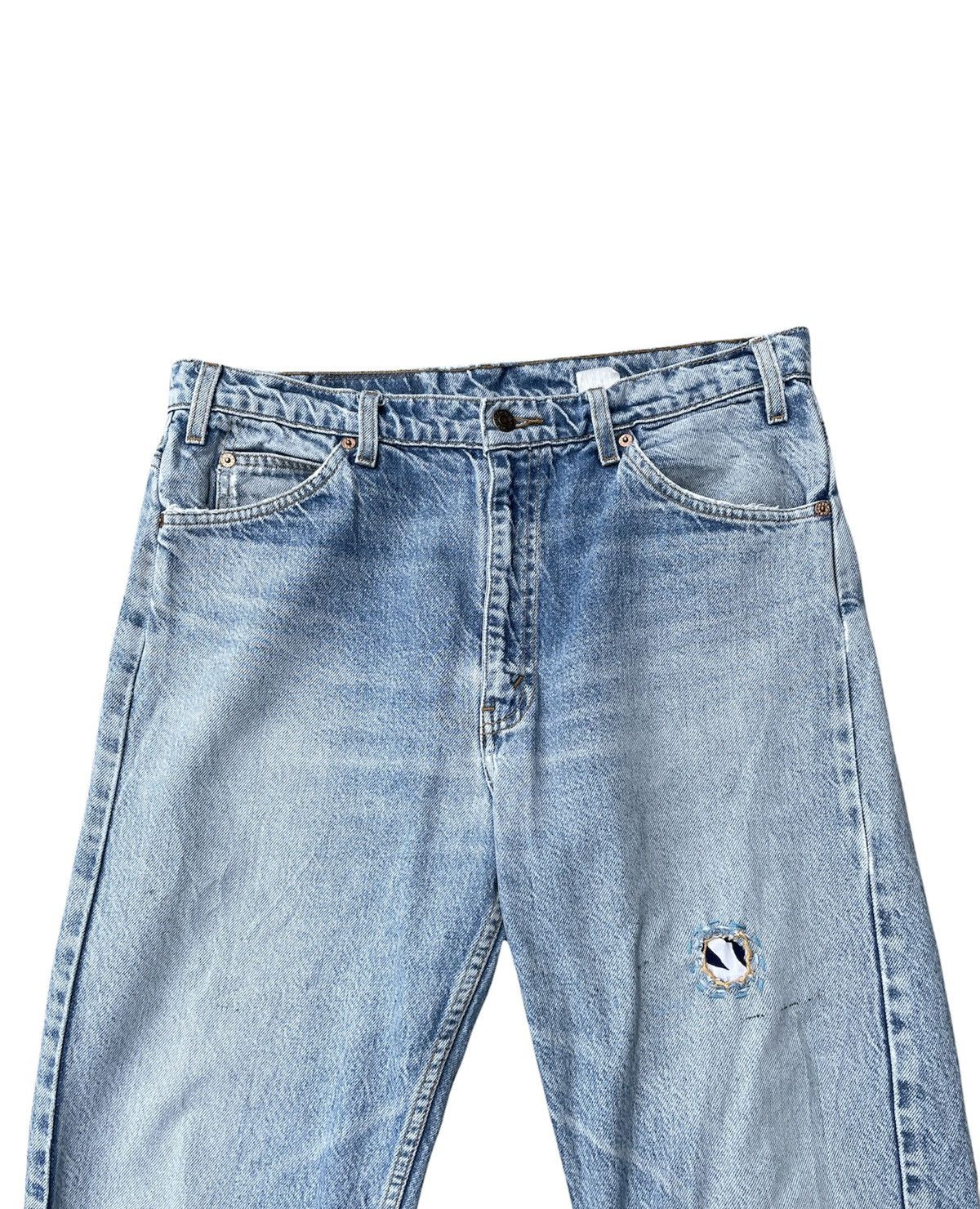 Levi's × Vintage Levis 505 e Orange Tag Vintage 90’s Aging Rework Denim Size US 35 - 5 Thumbnail