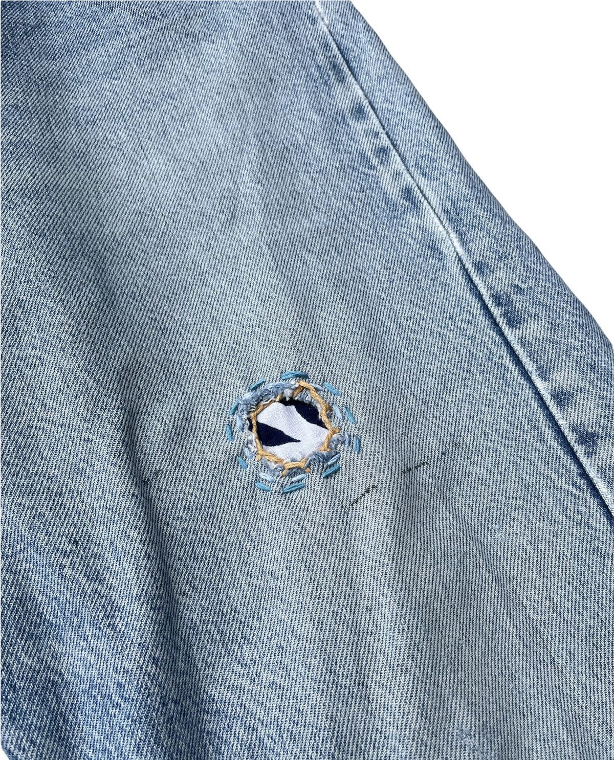Levi's × Vintage Levis 505 e Orange Tag Vintage 90’s Aging Rework Denim Size US 35 - 6 Thumbnail