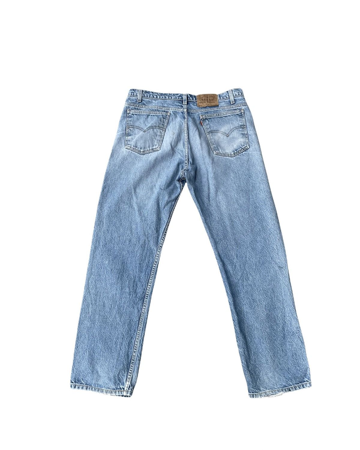 Levi's × Vintage Levis 505 e Orange Tag Vintage 90’s Aging Rework Denim Size US 35 - 9 Thumbnail