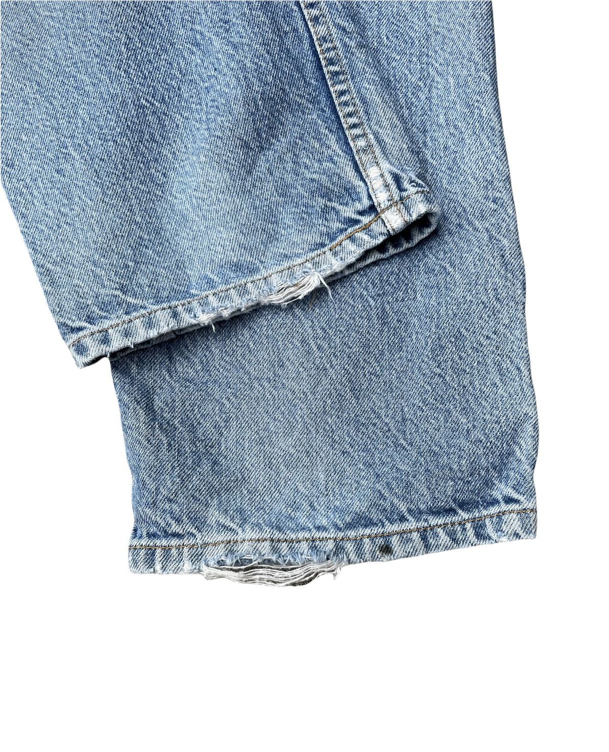 Levi's × Vintage Levis 505 e Orange Tag Vintage 90’s Aging Rework Denim Size US 35 - 10 Thumbnail