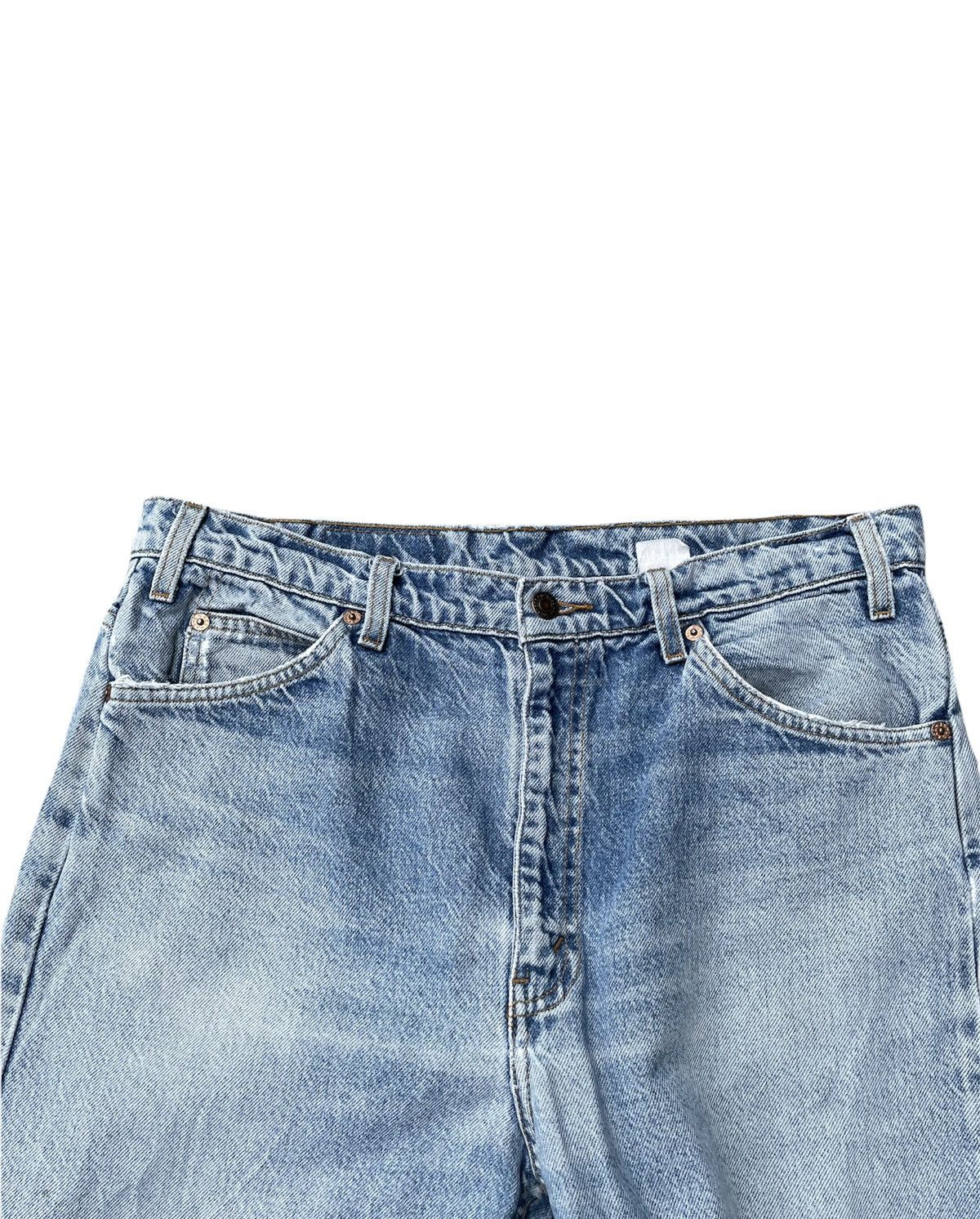 Levi's × Vintage Levis 505 e Orange Tag Vintage 90’s Aging Rework Denim Size US 35 - 7 Thumbnail