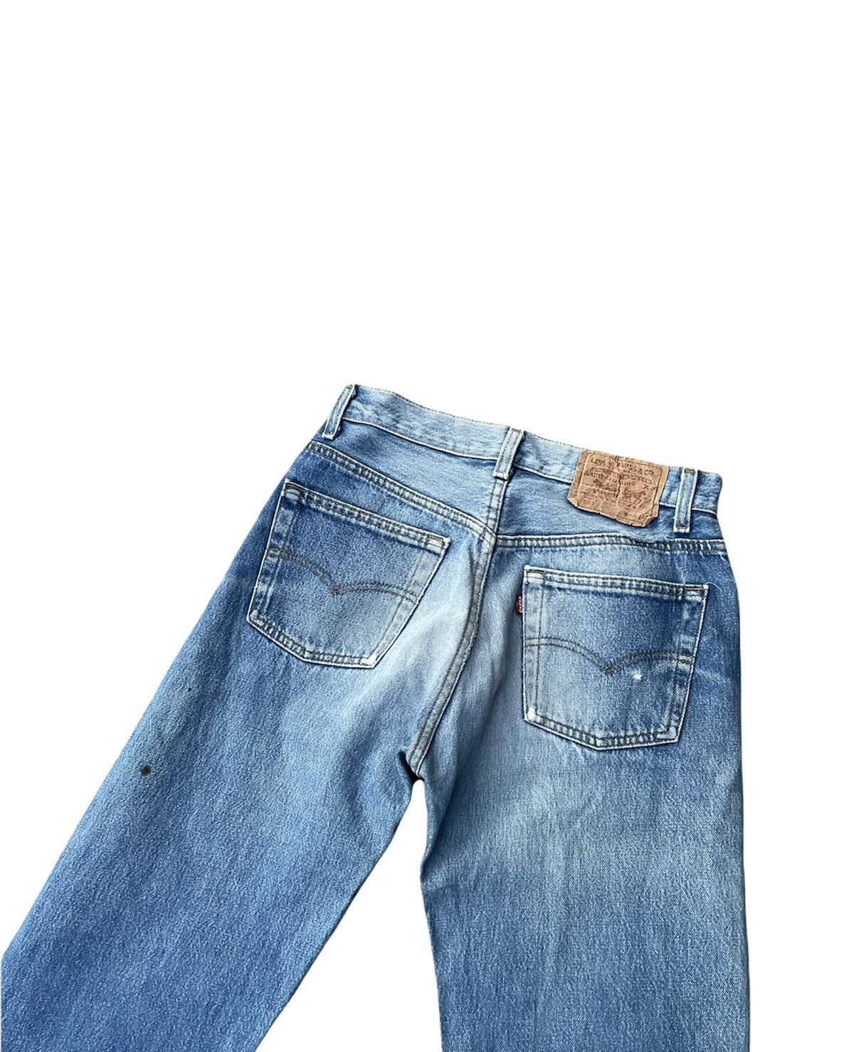 Levi's × Vintage Vintage Levi’s 501 e 1989 Aging Faded Distressed Denim Size US 28 / EU 44 - 8 Thumbnail