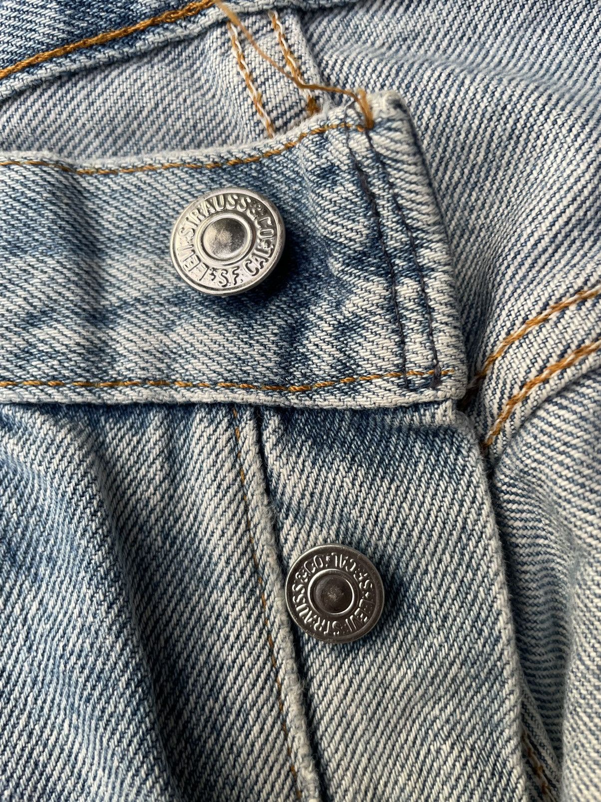 Levi's × Vintage Vintage Levi’s 501 e 1989 Aging Faded Distressed Denim Size US 28 / EU 44 - 18 Thumbnail