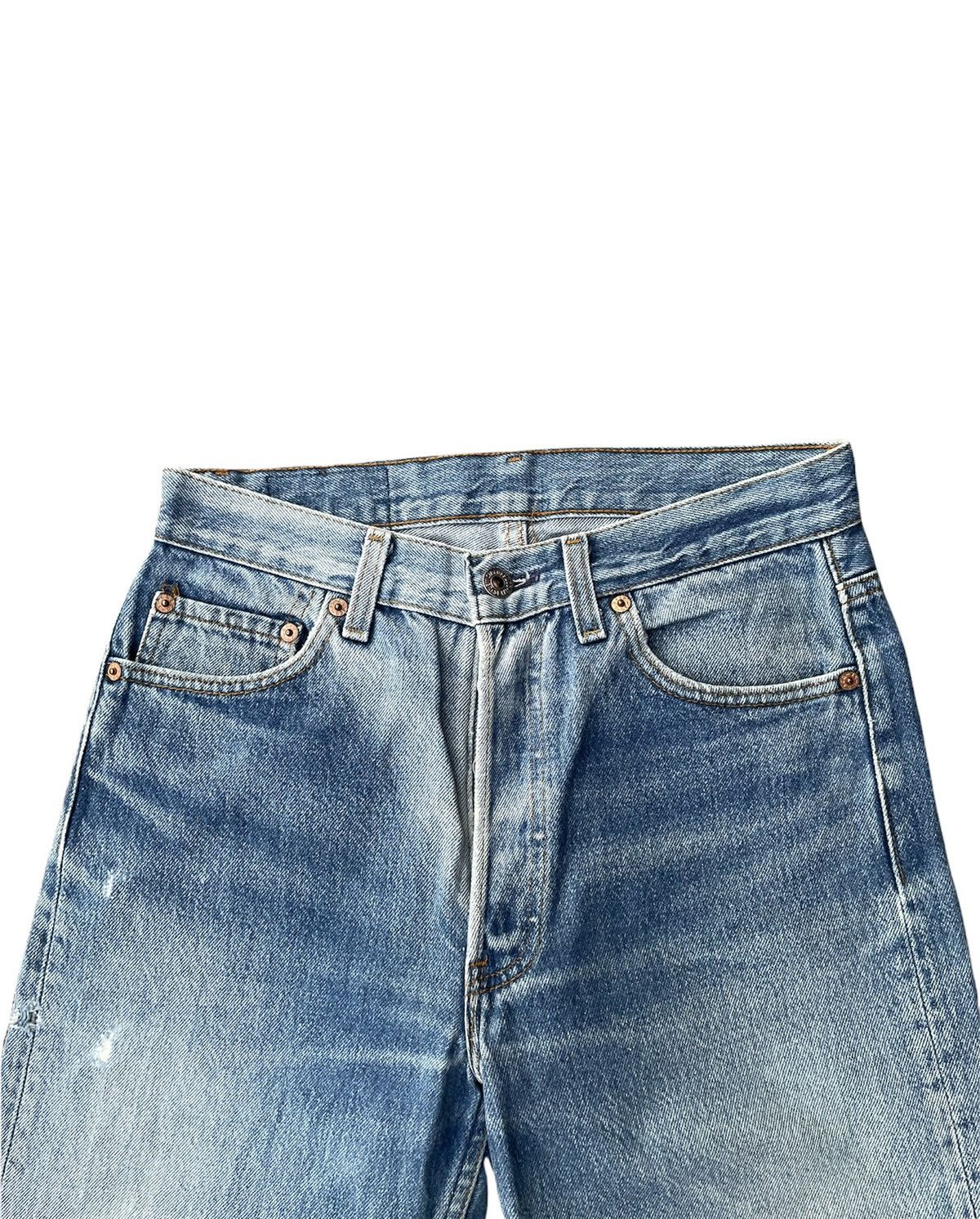 Levi's × Vintage Vintage Levi’s 501 e 1989 Aging Faded Distressed Denim Size US 28 / EU 44 - 6 Thumbnail