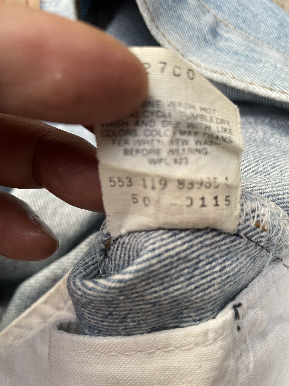 Levi's × Vintage Vintage Levi’s 501 e 1989 Aging Faded Distressed Denim Size US 28 / EU 44 - 13 Thumbnail